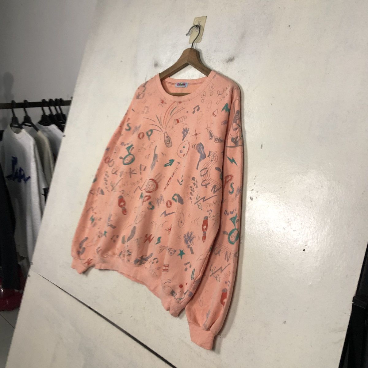 Issey Miyake 📌Vintage Sweatshirt Unbranded Full Print Issey Miyake Size US M / EU 48-50 / 2 - 4 Thumbnail