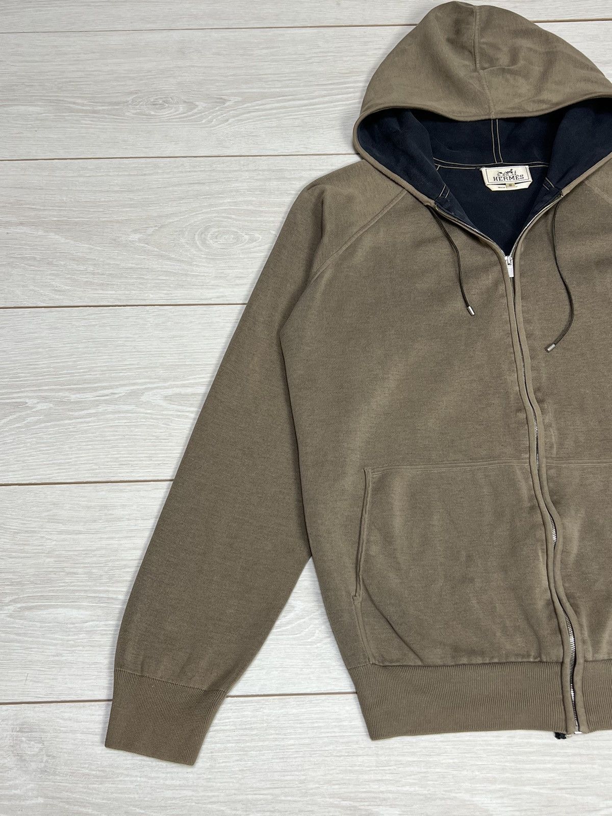 Hermes Hermès Cotton & Cashmere Zip-Up Hoodie & Sweatpants Suit Set Size US M / EU 48-50 / 2 - 3 Thumbnail