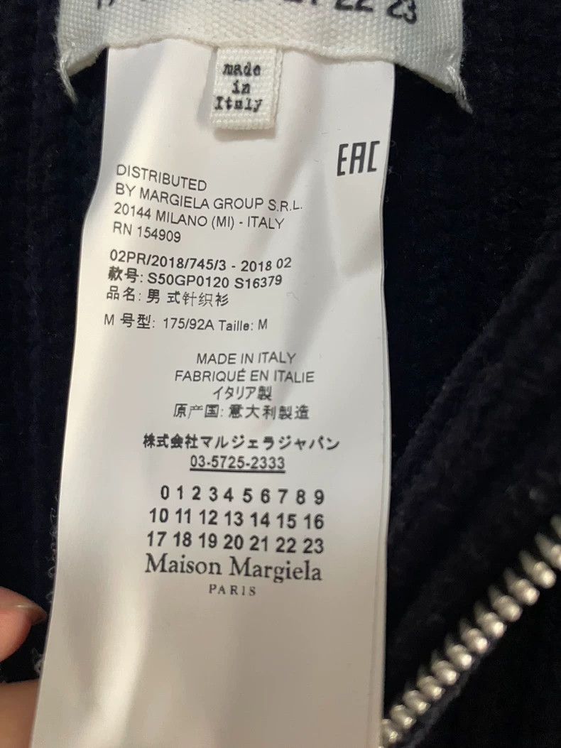 Maison Margiela Maison Margiela High-necked zipper cardigan knitted sweate Size US M / EU 48-50 / 2 - 4 Thumbnail
