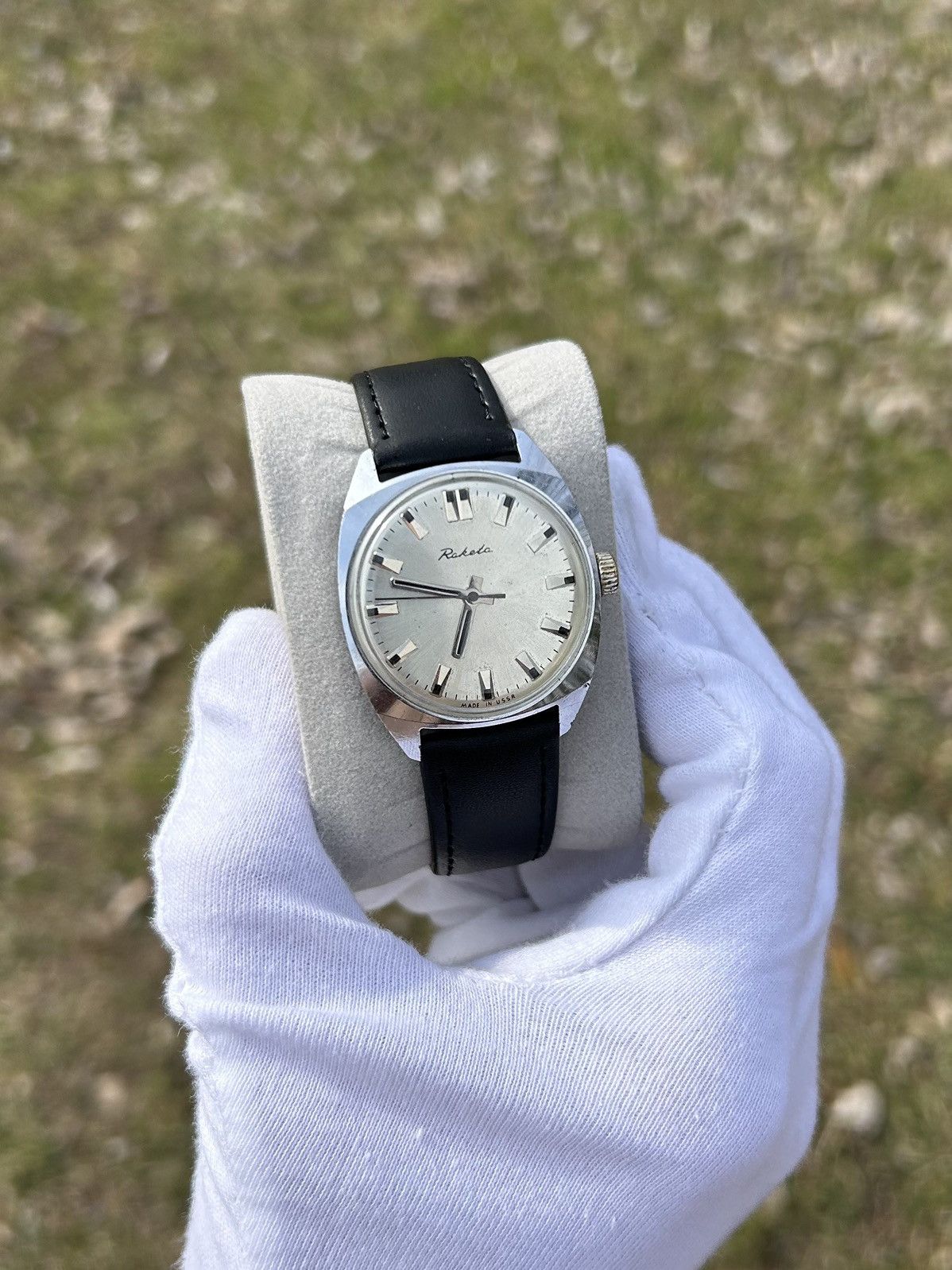 Vintage Vintage Watch Raketa Mechanical USSR Soviet Authentic 1980s Size ONE SIZE - 4 Thumbnail