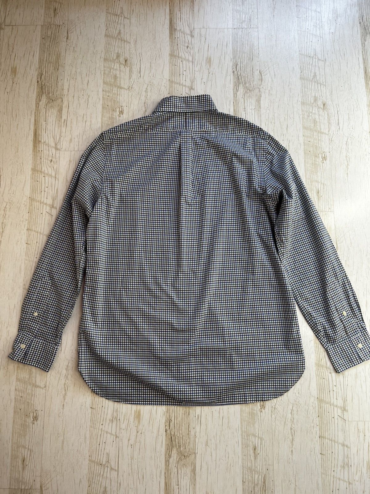 Ralph Lauren Ralph Lauren Classic Fit Plaid Shirt Blue Green Black Cotton Size US L / EU 52-54 / 3 - 6 Thumbnail