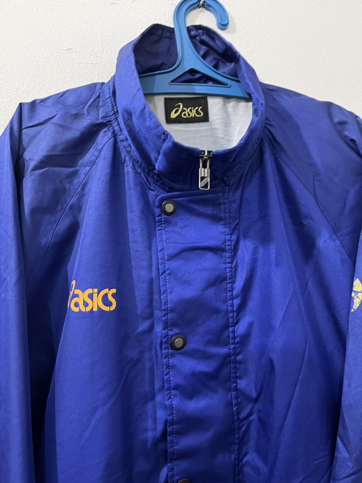 Asics Vintage 90s Asics Nylon Long Coat for Outdoor Size US XL / EU 56 / 4 - 4 Thumbnail