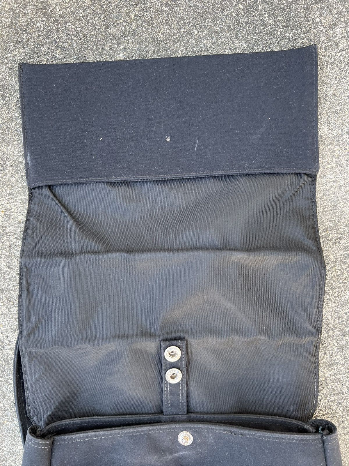 Yohji Yamamoto VTG Yohji Yamamoto Y’saccs + Pour Homme Black Backpack Bag Size ONE SIZE - 18 Thumbnail