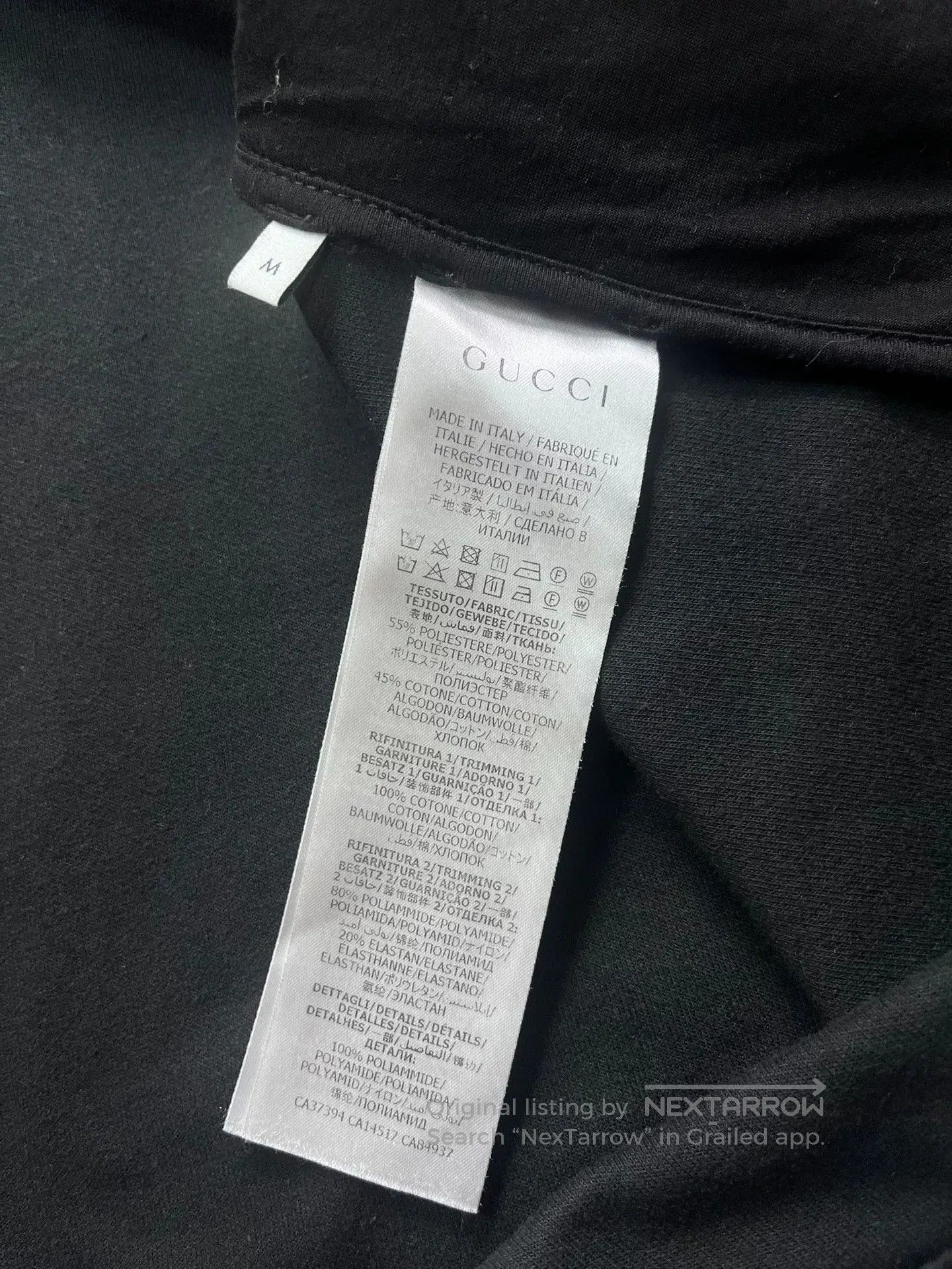 Gucci Gucci Black Logo Stripe Jacket M. Size US M / EU 48-50 / 2 - 3 Thumbnail