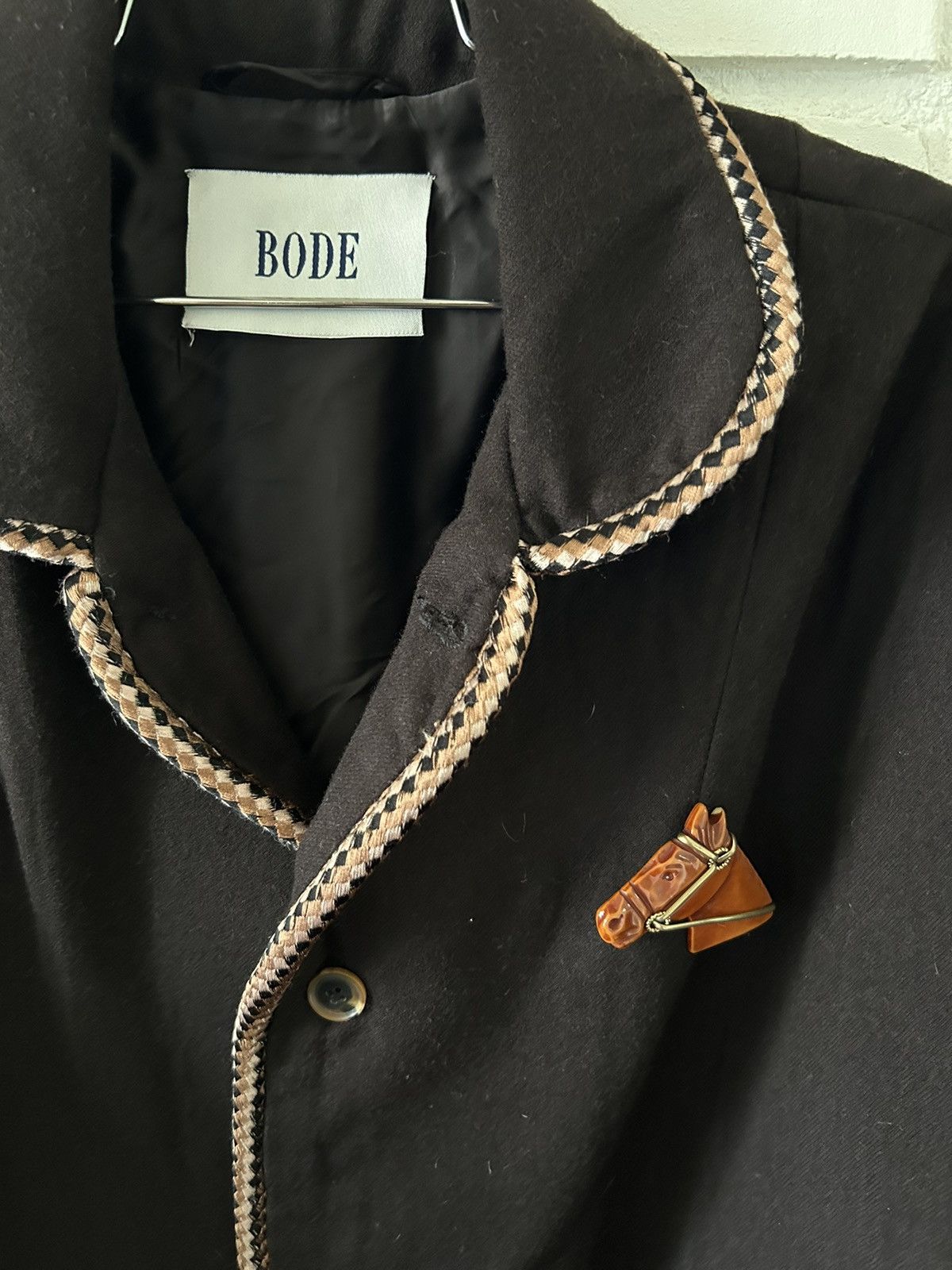 Bode Bode Merino Wool Carriage Horse Cape (sz L/XL) Size US L / EU 52-54 / 3 - 3 Thumbnail