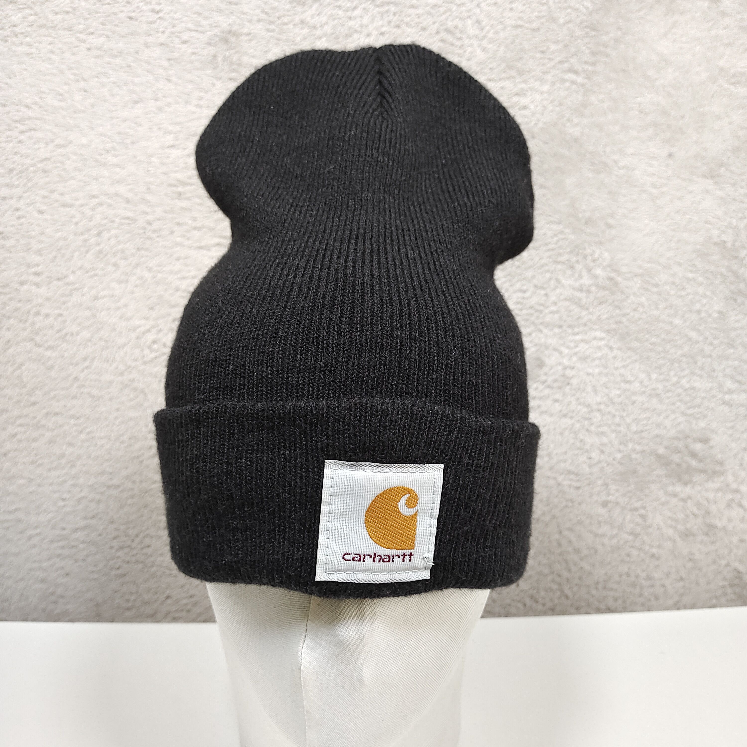 Carhartt CARHARTT KNIT CUFFED BEANIE (A18) - BLACK Size ONE SIZE - 3 Thumbnail