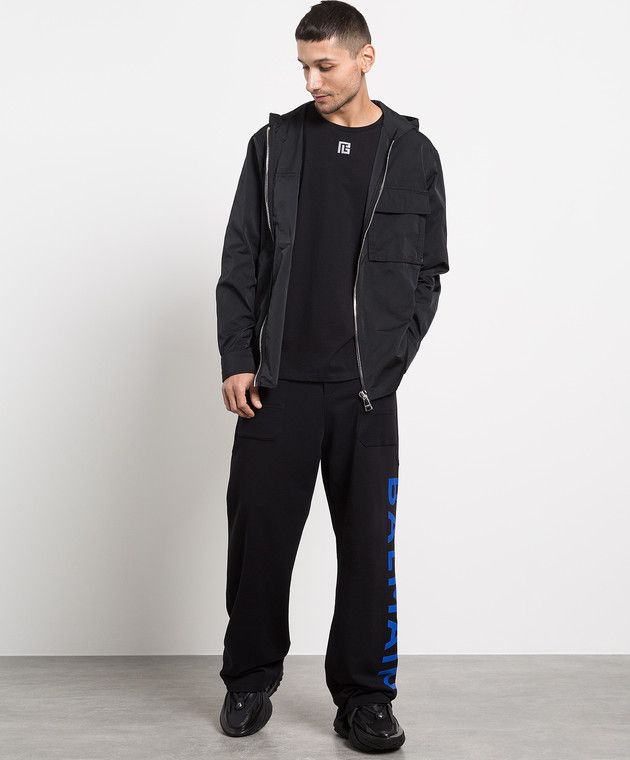 Balmain o1y0426 Logo Jogger & Sweatpant in Black Size US 30 / EU 46 - 5 Thumbnail