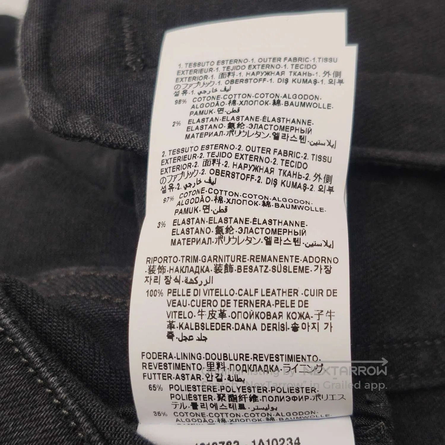 Versace Black Denim Jacket with Gold Buttons. Size US XL / EU 56 / 4 - 9 Thumbnail