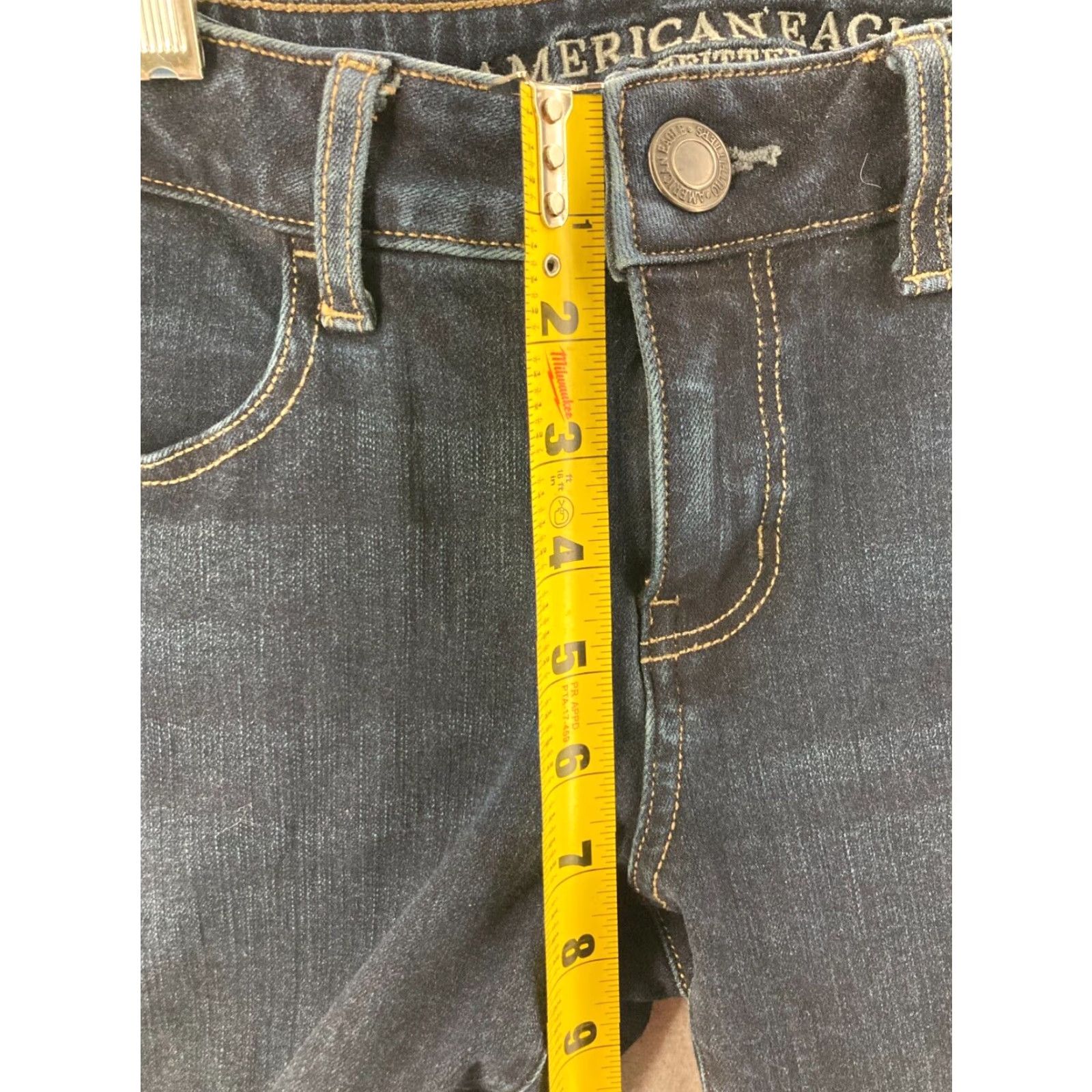 American Eagle Outfitters American Eagle Outfitters Jeans Jegging Womens 4 Regular Blue Cotton Blend Stretch Denim Reported Size 4 Adult Womens Jeans Jegging Size 27" / US 4 / IT 40 - 4 Thumbnail