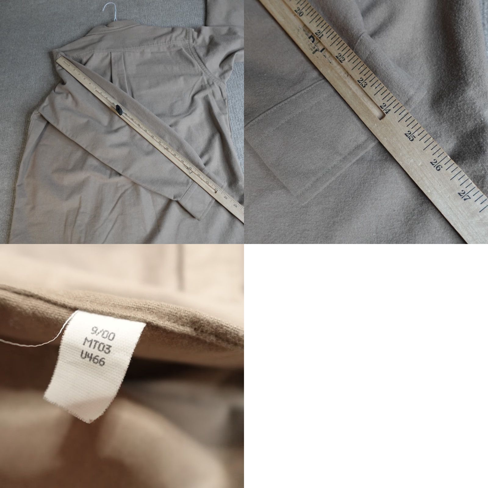 Vintage VINTAGE LL Bean Chamois Shirt Large Beige Solid Cotton 2000 Mens Long Sleeve Button-Up Flannel Size US L / EU 52-54 / 3 - 9 Thumbnail