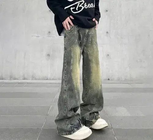 Japanese Brand × Jean Multi Lining Acid Wash Jeans Size US 30 / EU 46 - 3 Thumbnail