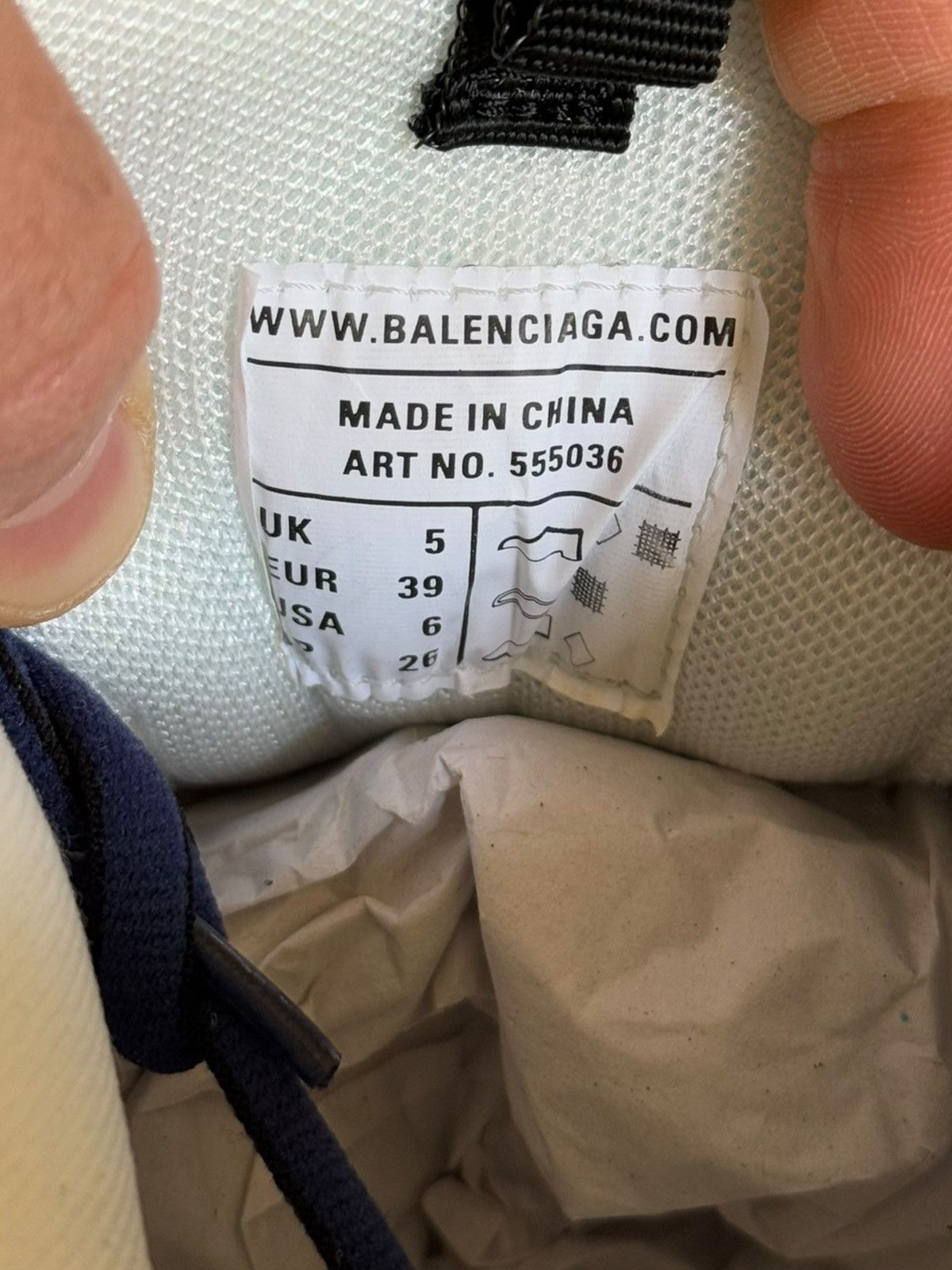 Balenciaga Track LED LIGHT Sneaker Silver Blue Metallic Size US 6 / EU 39 - 18 Thumbnail