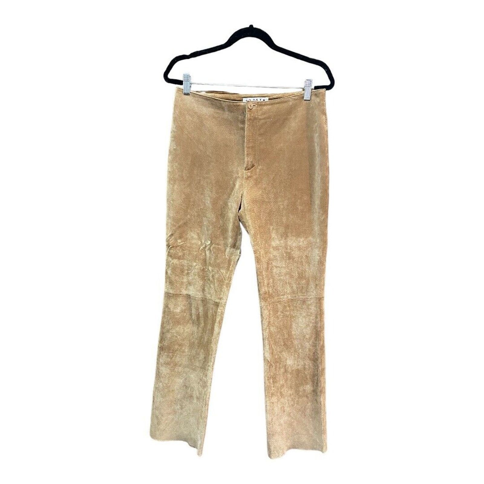 AMI A.M.I. Suede leather Pants Size 32" / US 10 / IT 46 - 1 Thumbnail