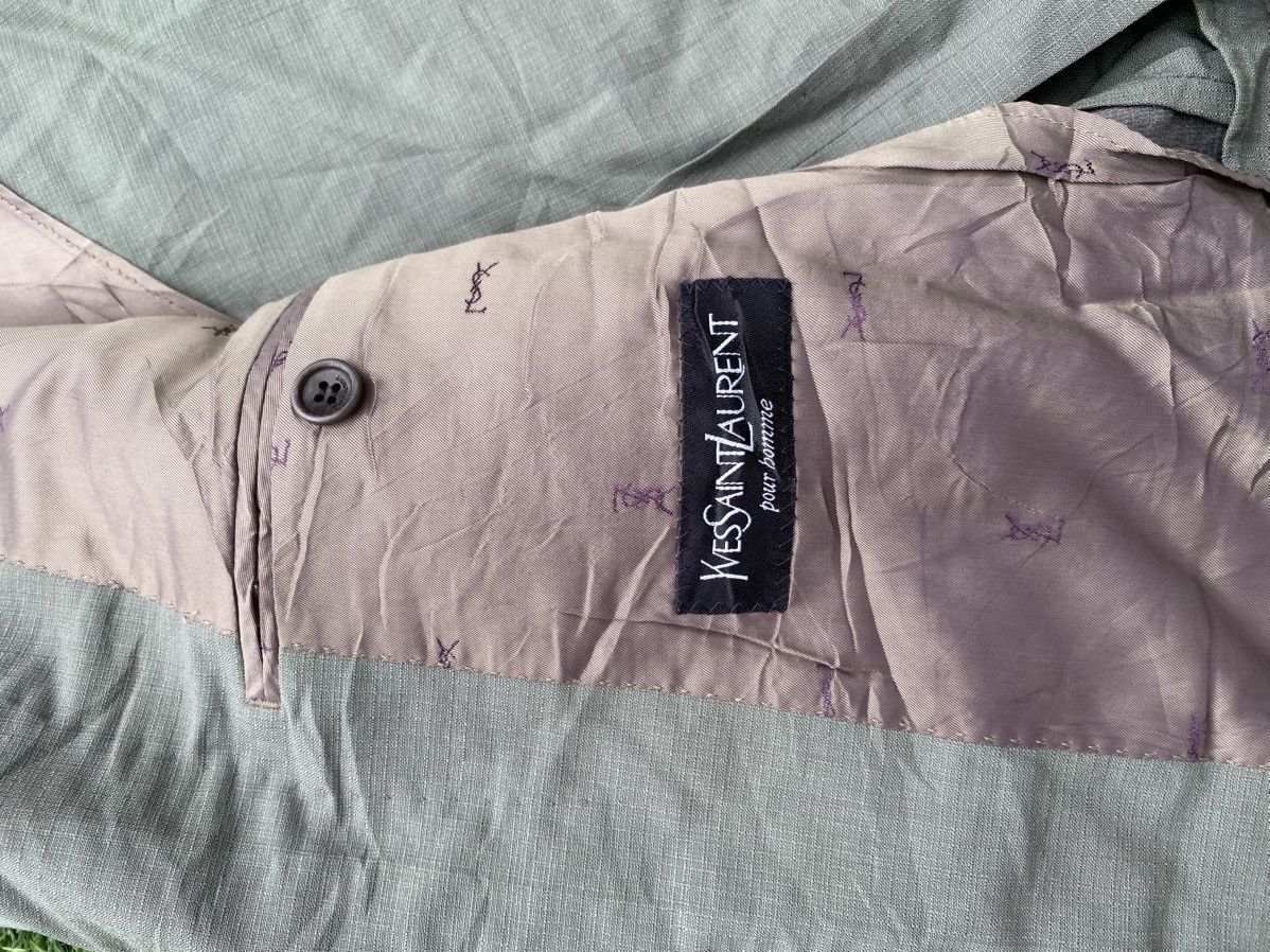 Vintage YSL Pour Homme Vintage Blazer Size 40R - 5 Thumbnail