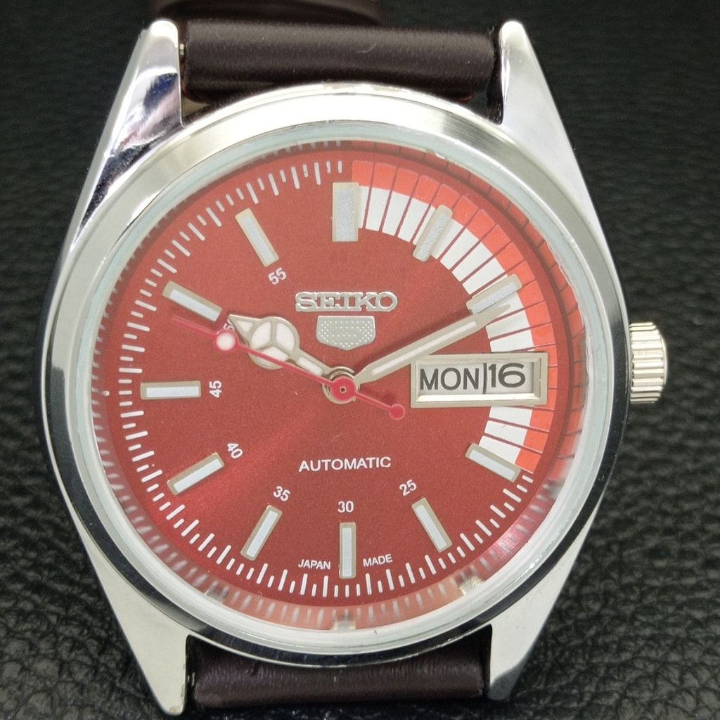 Seiko REFURBISHED VINTAGE SEIKO 5 AUTO JAPAN MENS WATCH a440729 Size 38 - 4 Thumbnail