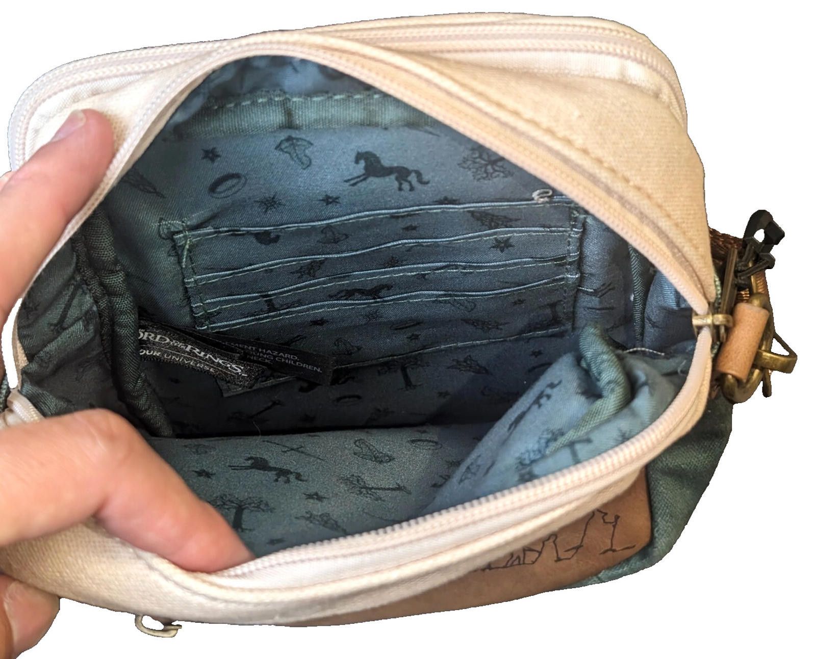 Designer Lord of the Rings - Leaf of Lorien Athletic Crossbody Bag Size ONE SIZE - 3 Thumbnail