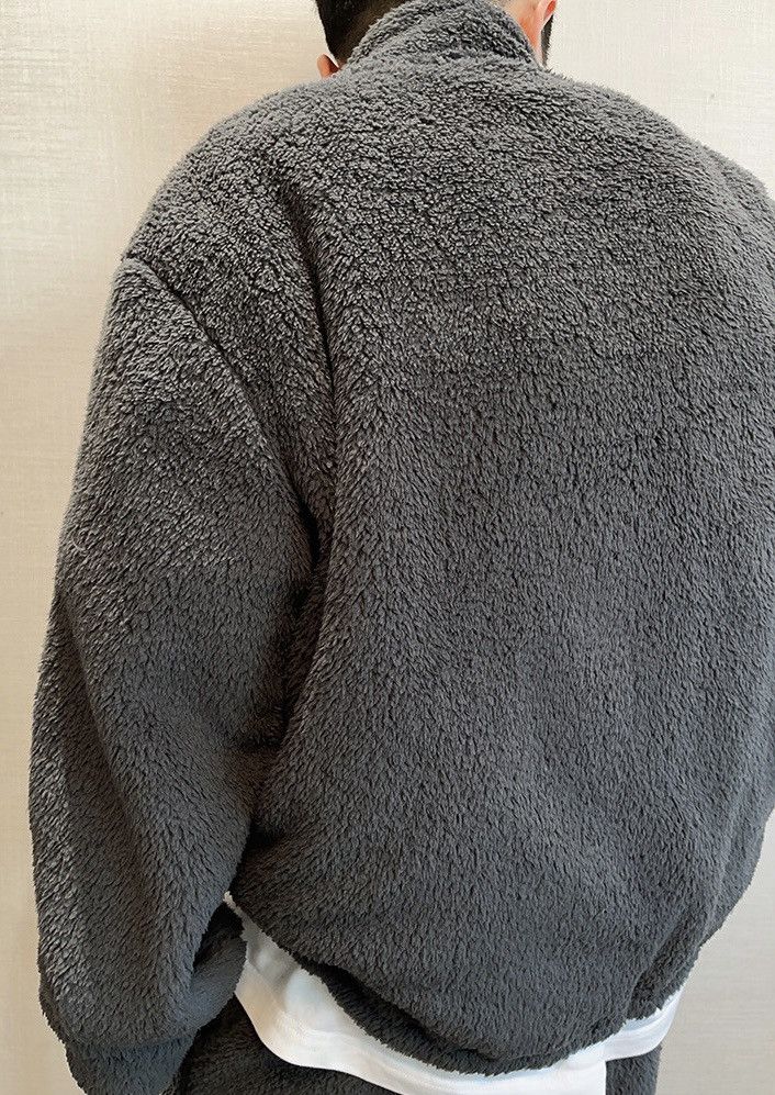 Japanese Brand × Vintage Cleanfit retro fuzzy fleece turtleneck sweatshirt pullover Size US XL / EU 56 / 4 - 5 Thumbnail