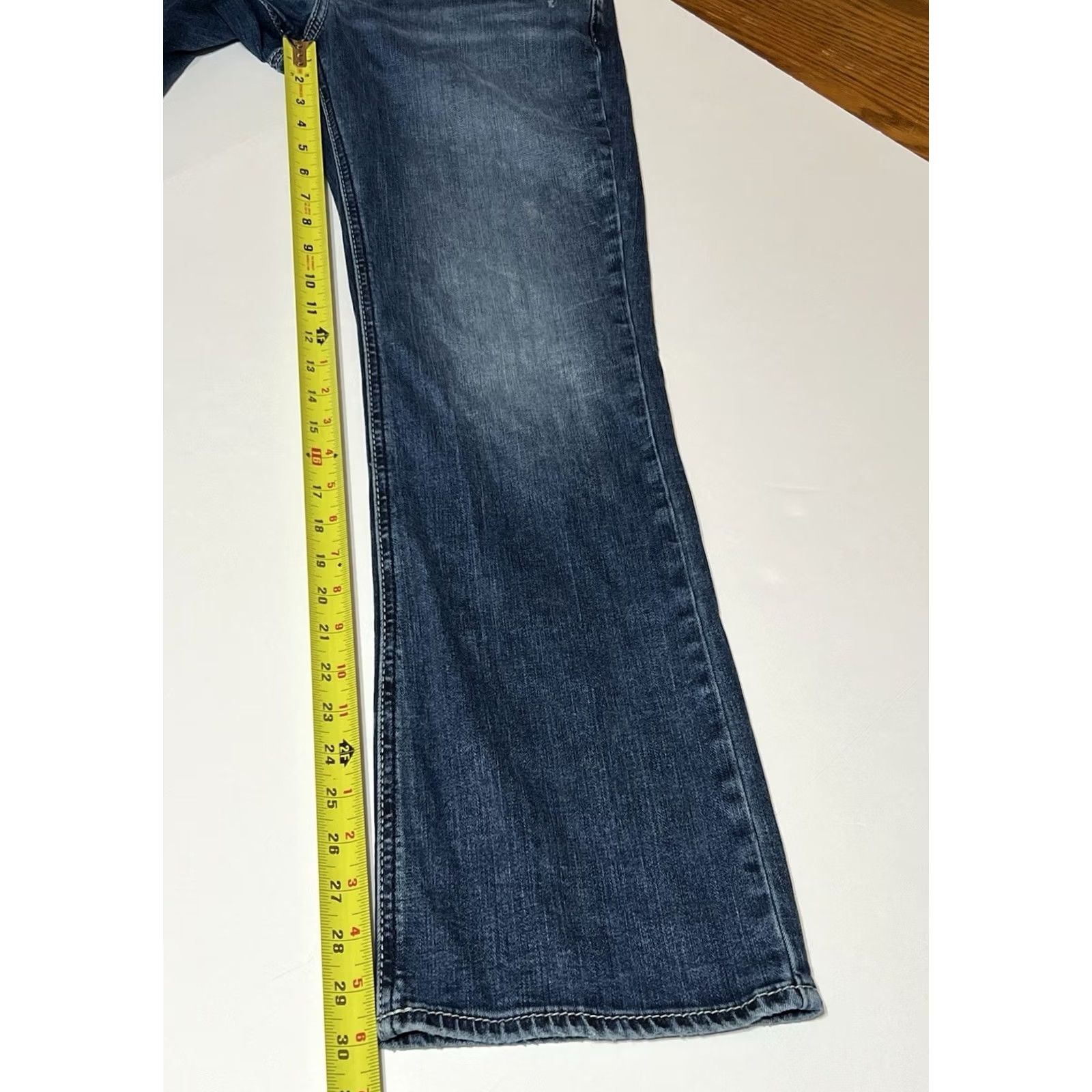 Silver Jeans Co. Silver Jeans Tuesday Slim Boot Jeans Womens 31x31 31x30 Blue Denim Stretch Bootcut Pockets Size 24" / US 00 / IT 34 - 5 Thumbnail