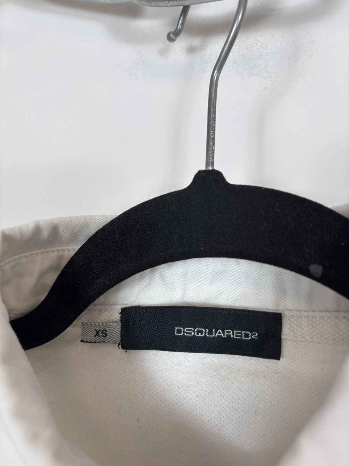 Dsquared2 Dsquared2 Women’s White Button Deep Placket Polo Shirt Size XS / US 0-2 / IT 36-38 - 12 Thumbnail
