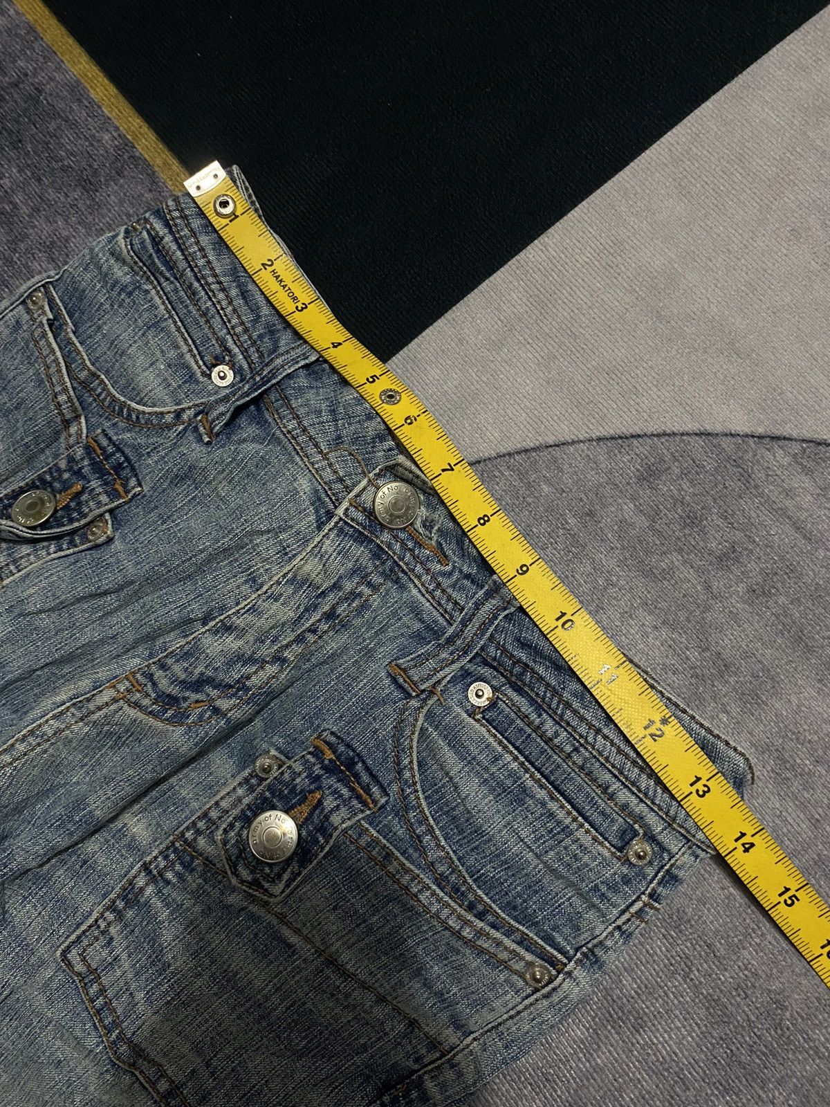 Japanese Brand ARMY OF NO FLARE BOOT CUT DENIM PANTS Size US 27 - 11 Thumbnail