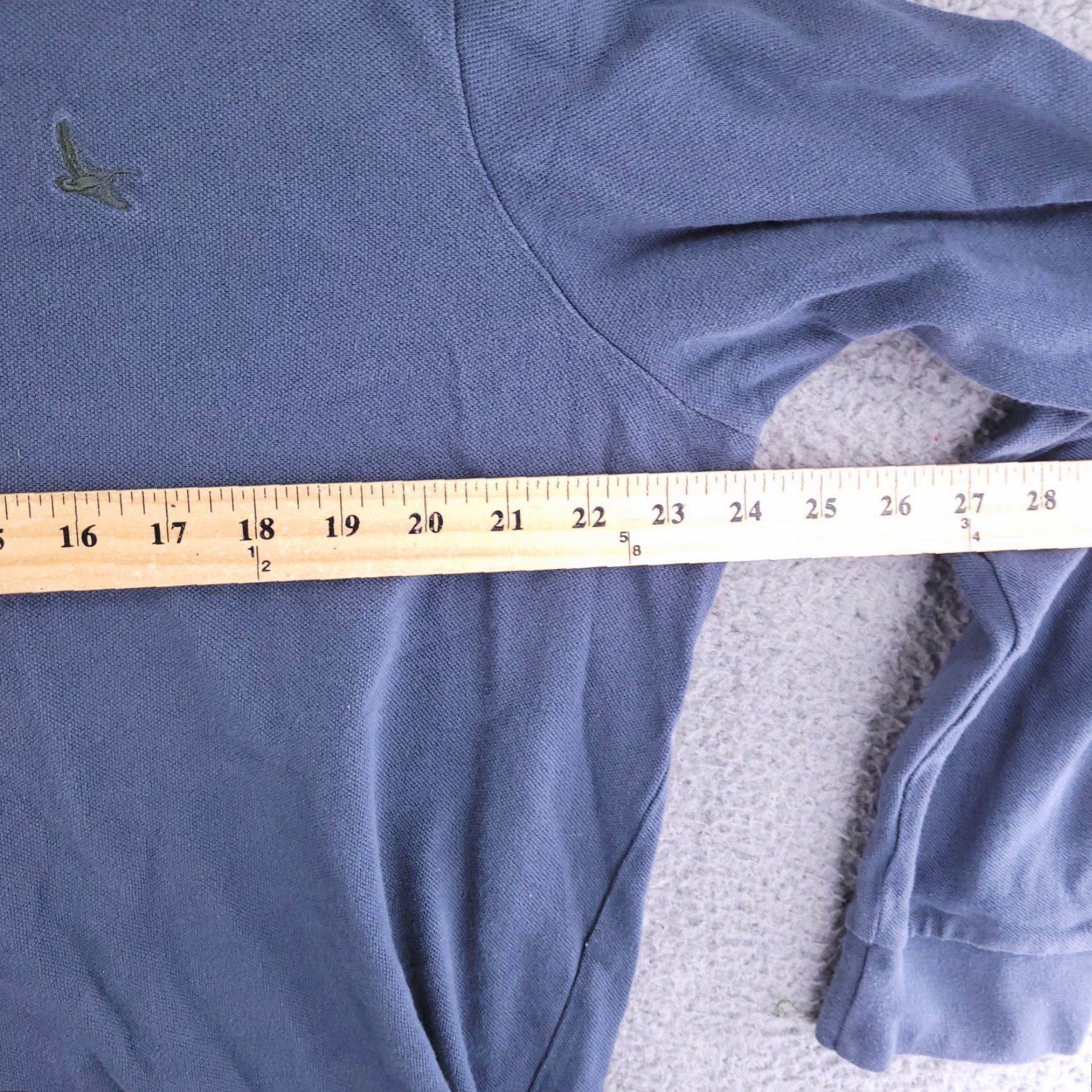 Eddie Bauer VINTAGE Eddie Bauer Polo Shirt mens XL Blue Long Sleeve Distressed Collared Size US XL / EU 56 / 4 - 5 Thumbnail