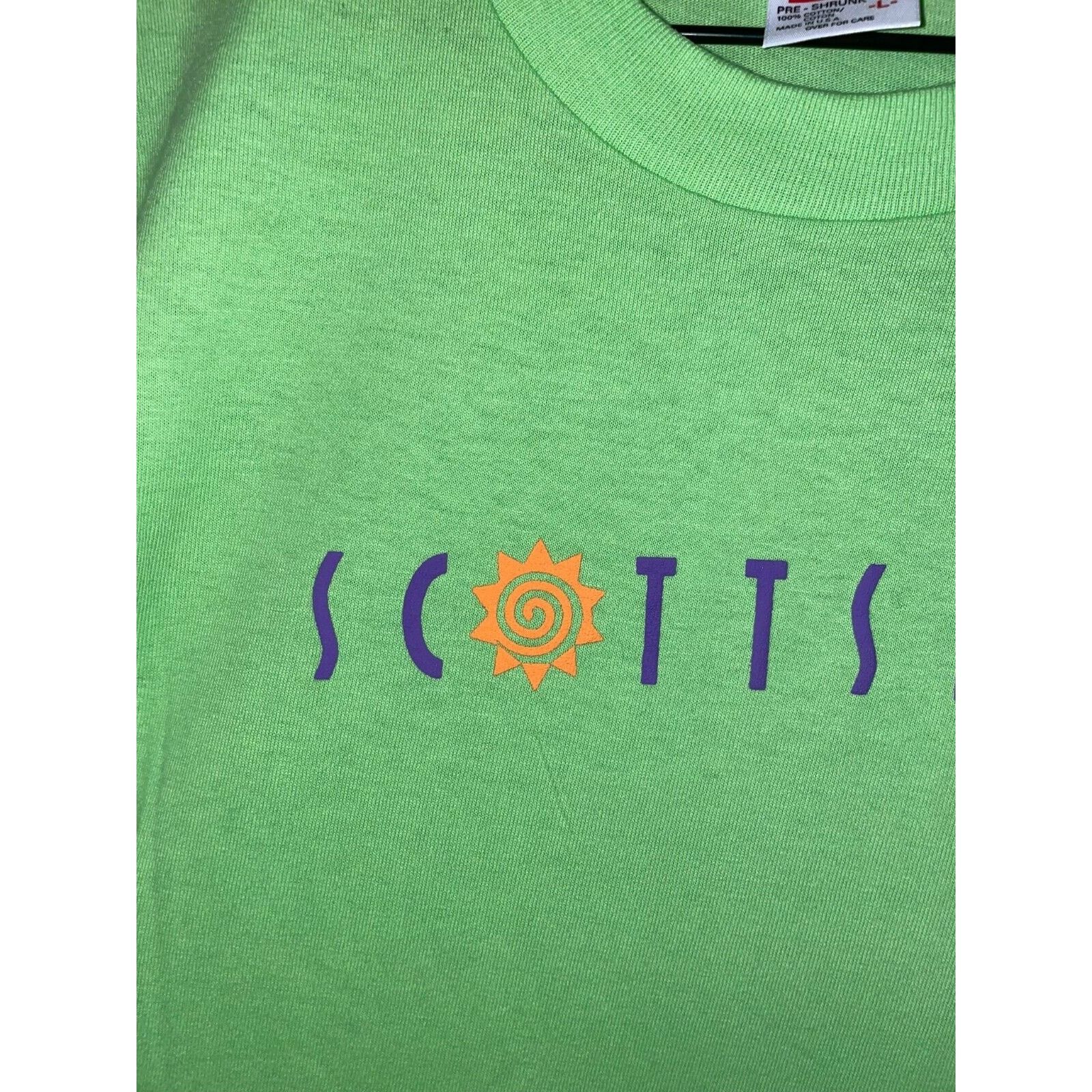 Anvil Vintage Scottsdale Arizona Shirt Green Sun Tee VTG Large 90s Size US L / EU 52-54 / 3 - 3 Thumbnail