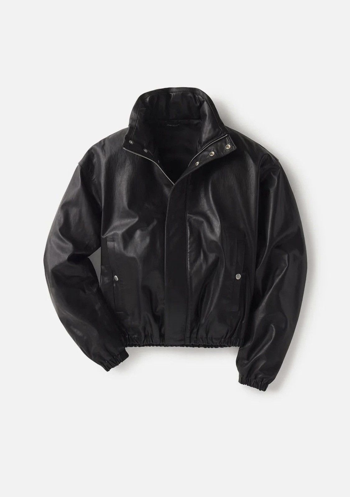 John Elliott John Elliott Leather Jumper Jacket – Black (Size Medium) Size US M / EU 48-50 / 2 - 3 Thumbnail