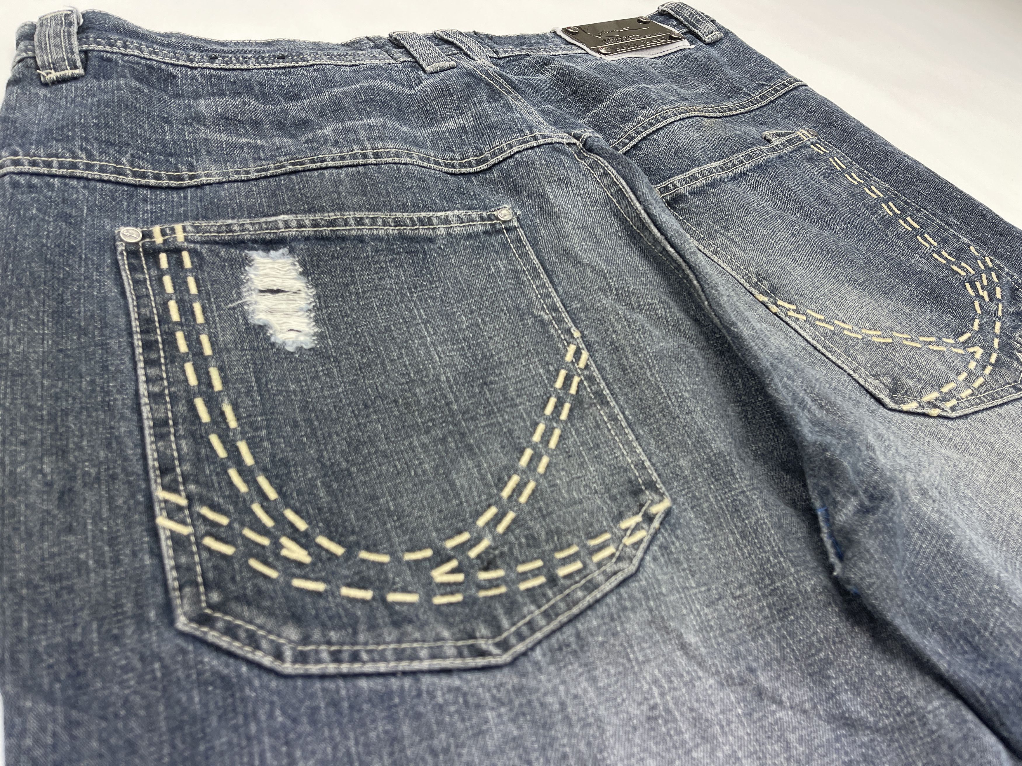 Karl Kani KARL KANI shorts, vintage hip hop baggy jeans, 90s size W 36 Size US 36 / EU 52 - 5 Thumbnail