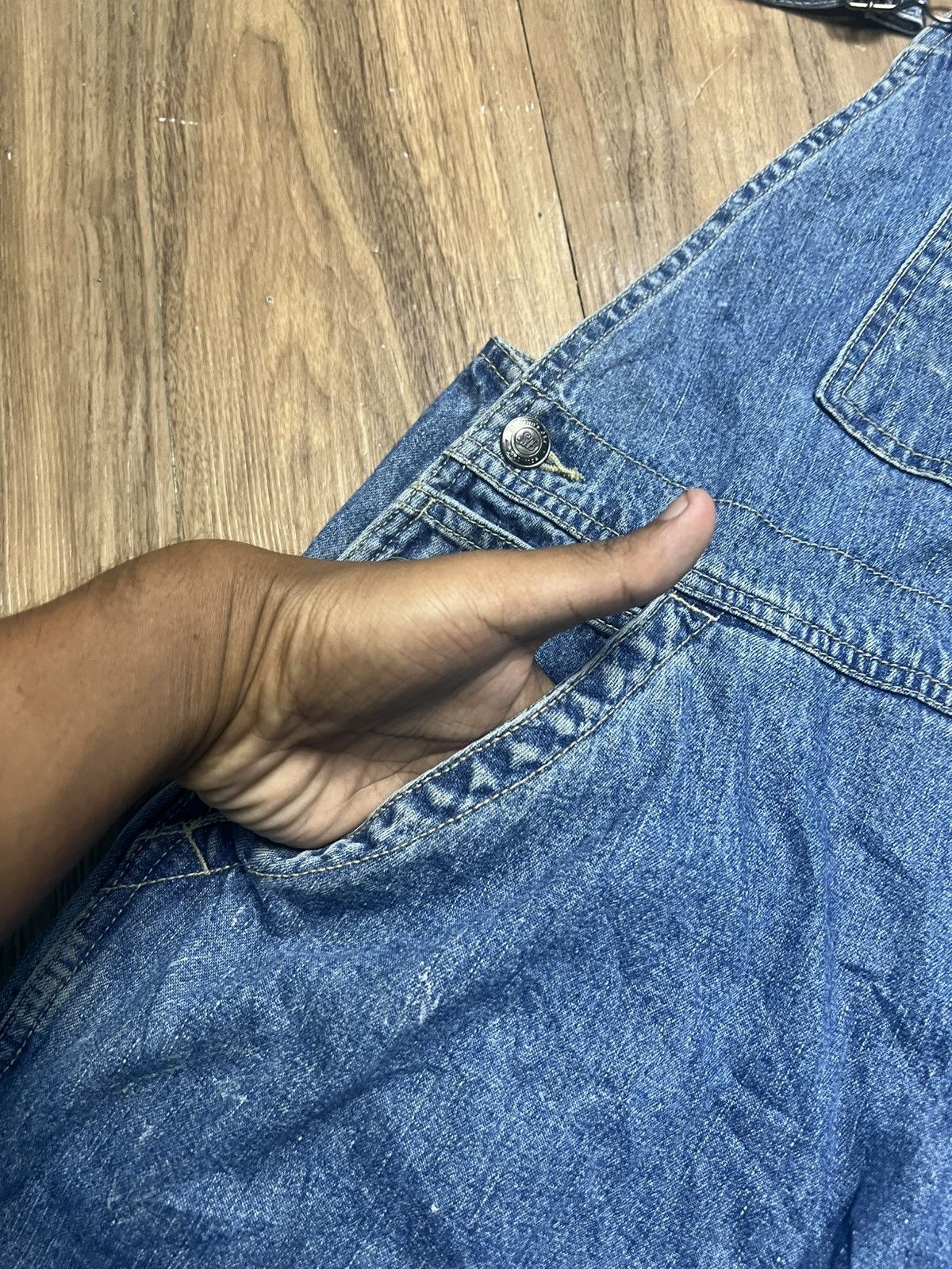 St. Johns Bay Vintage St. John's Bay (SJB) Denim Overalls - (42) Size US 37 - 5 Thumbnail