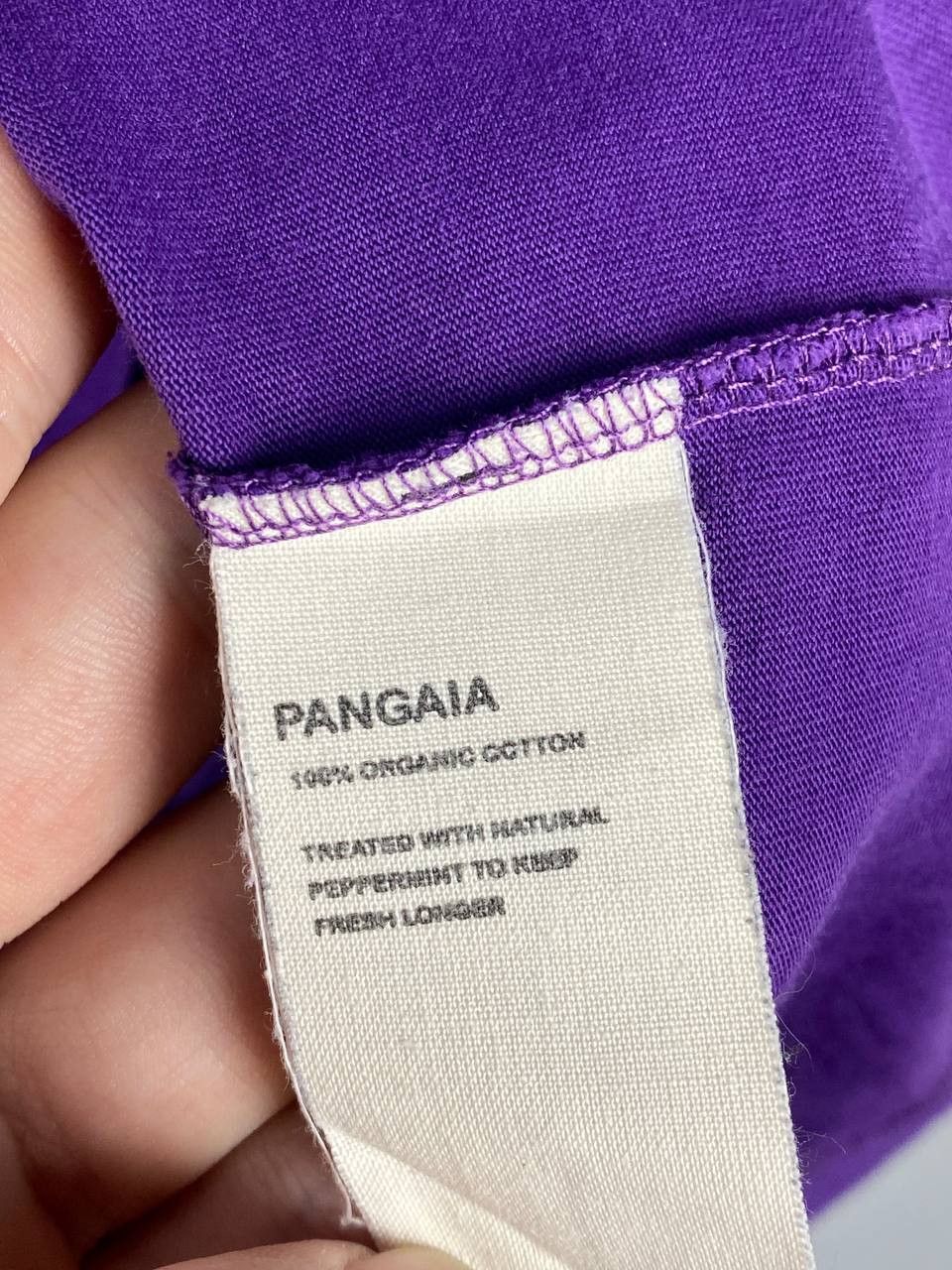Pangaia Pangaia Organic Cotton Logo L/S T-Shirt Violet Size US L / EU 52-54 / 3 - 7 Thumbnail