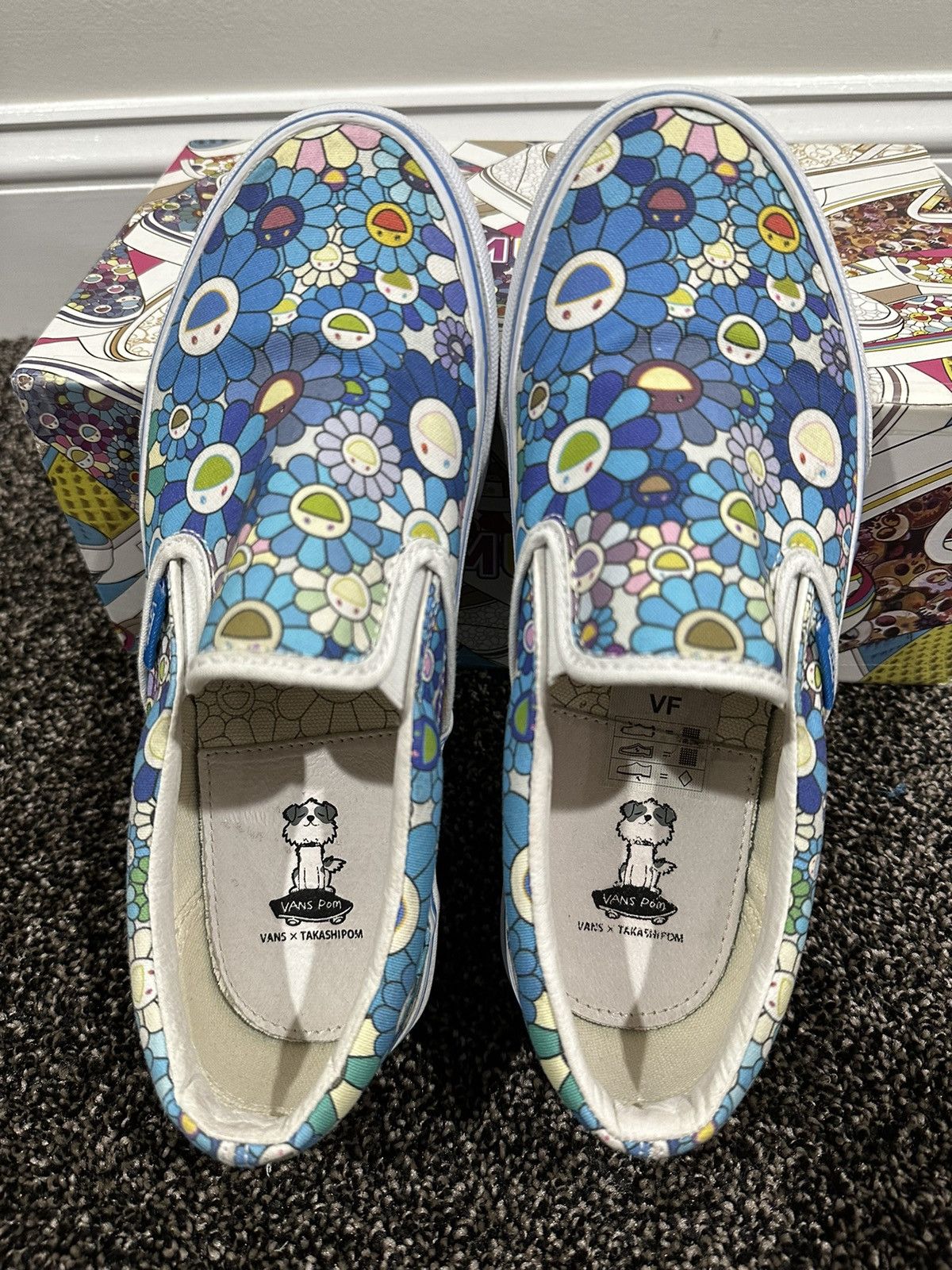 Takashi Murakami × Vans Takashi Murakami x Vans Flower Motif LX Low Slip On Sneaker Size US 6 / EU 39 - 7 Thumbnail