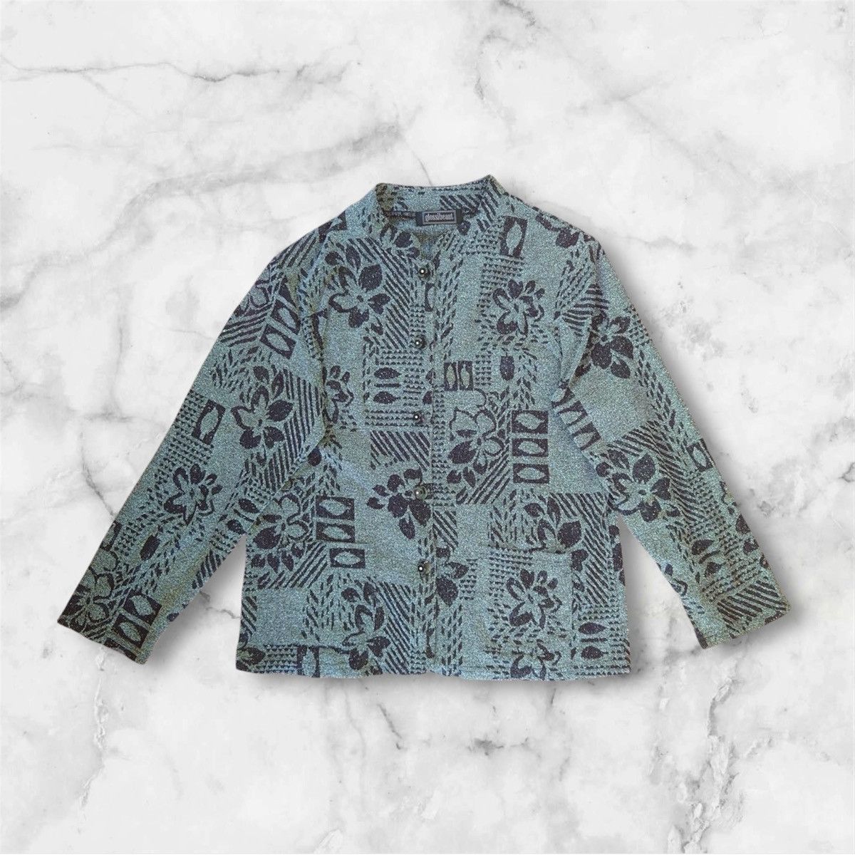 Japanese Brand Glossibeaut Blouse Vintage Size L / US 10 / IT 46 - 1 Thumbnail