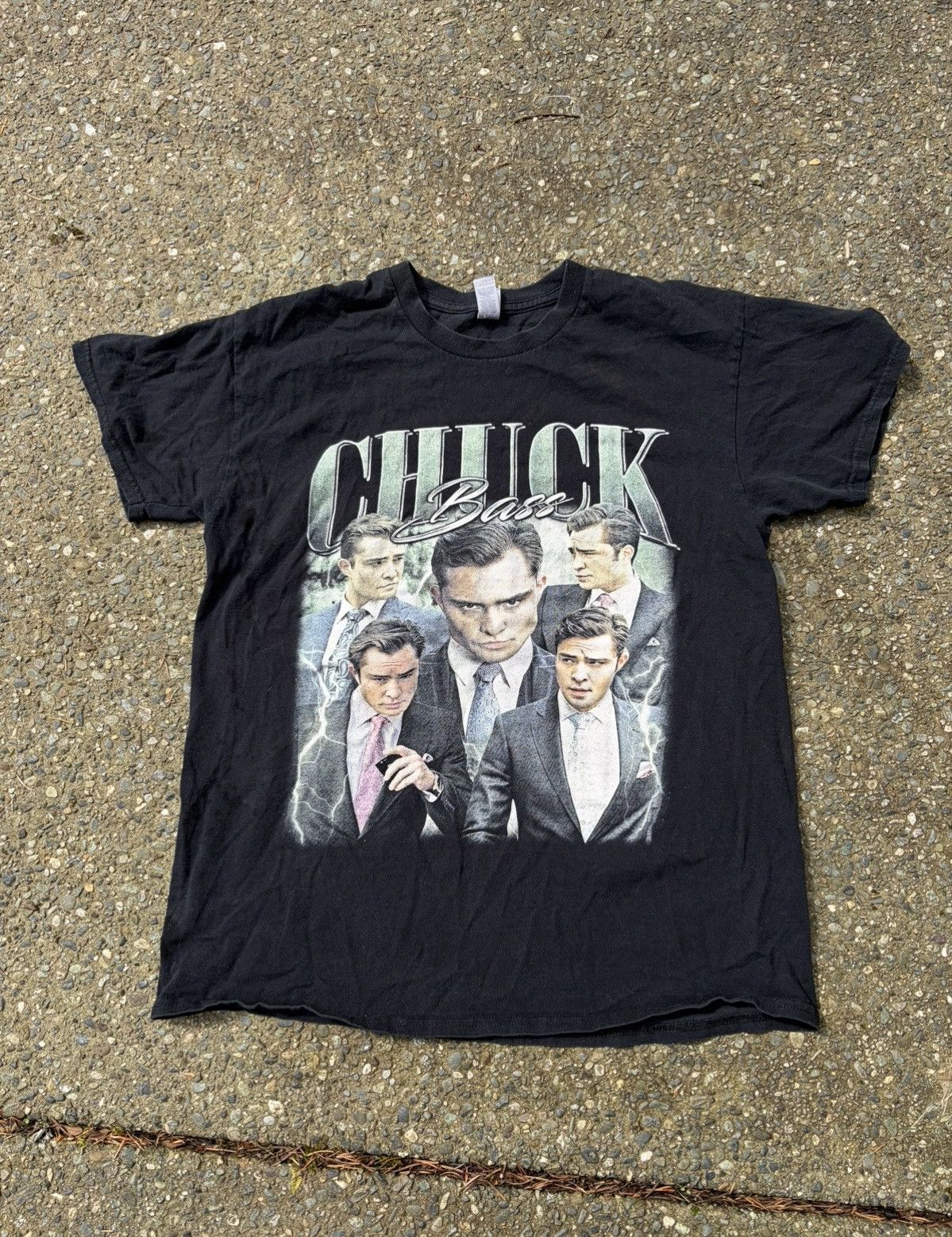Vintage Vintage Chuck Bass Gossip Girl shirt Size US L / EU 52-54 / 3 - 1 Thumbnail