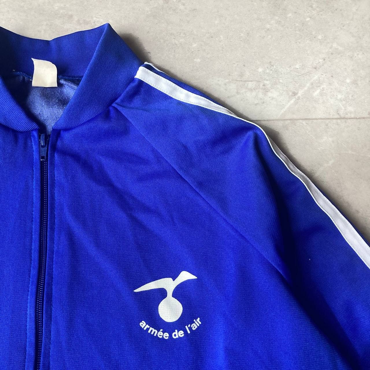 Vintage Vintage French Air Fonce Army Tracktop Jacket M-L Size US M / EU 48-50 / 2 - 2 Thumbnail