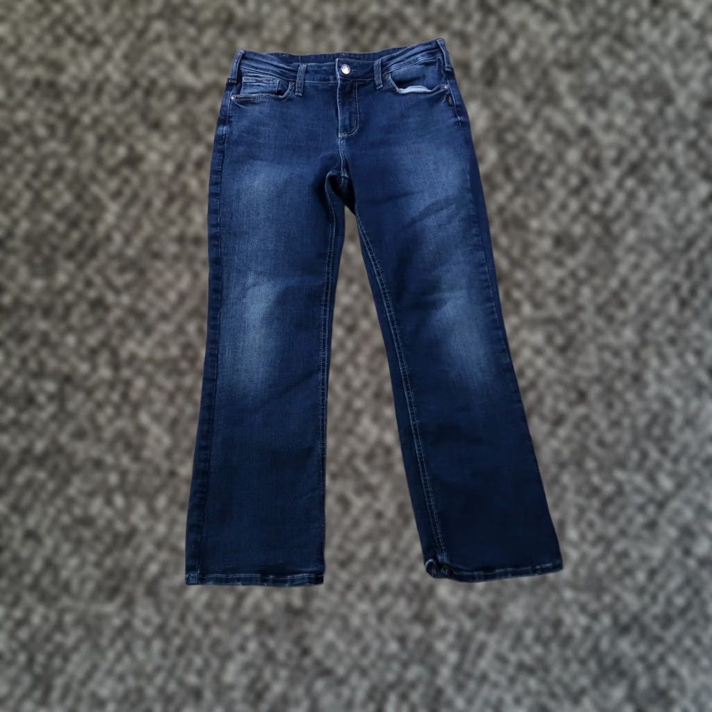 Silver Jeans Co. Silver Jeans Suki Bootcut Jeans Women 33x31 Blue Denim Stretch Regular 5-Pocket Style Vintage: No Size 24" / US 00 / IT 34 - 1 Thumbnail
