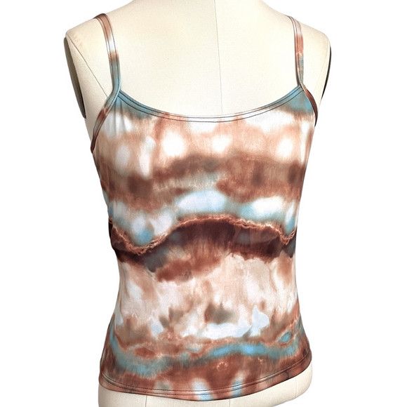 Vintage Vintage Tie Dye Cropped Spandex Camisole - S/M, 🇨🇦 Size M / US 6-8 / IT 42-44 - 2 Thumbnail