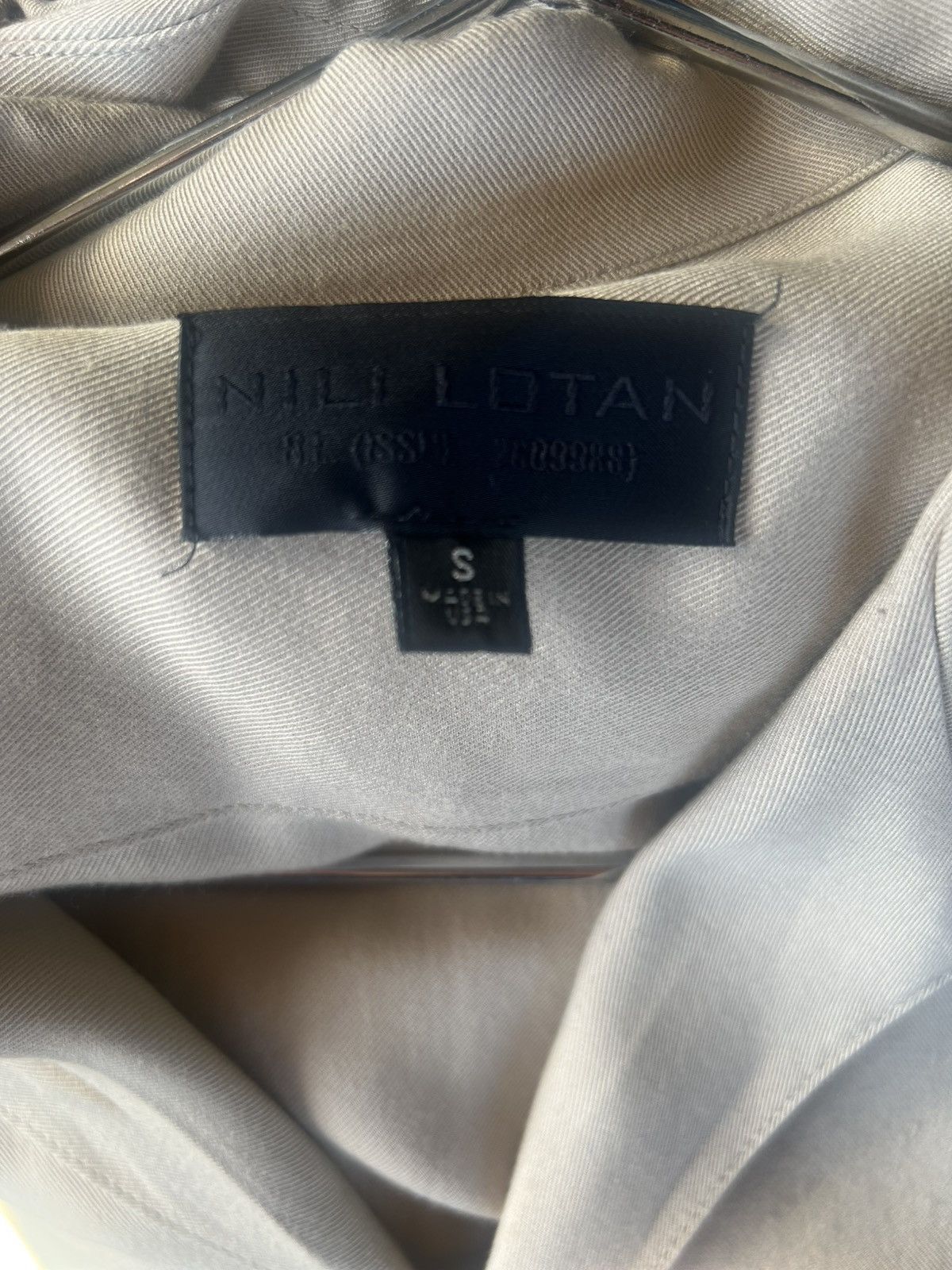 Other Nili Lotan Cody Camp Collar Cotton Twill Shirt Size US S / EU 44-46 / 1 - 6 Thumbnail