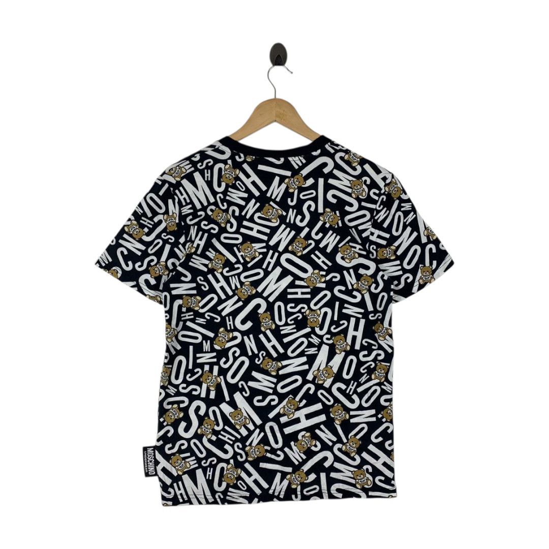 Moschino Moschino Underwear Allover Logo & Teddy Bear Print Tee Size US S / EU 44-46 / 1 - 4 Thumbnail