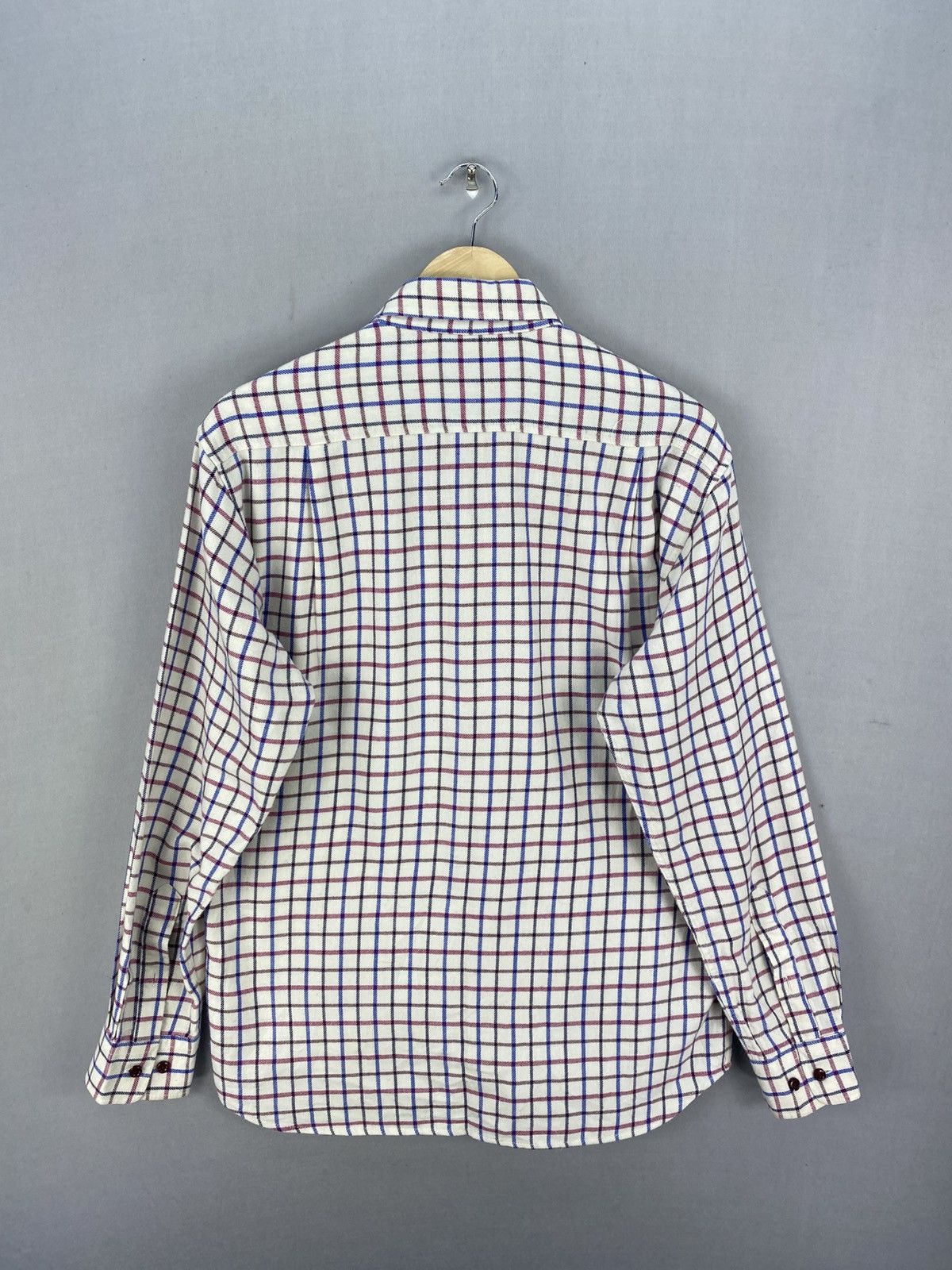 Hush Puppies Hush Puppies Flannel Grid Check Shirt Button Up Size US M / EU 48-50 / 2 - 4 Thumbnail