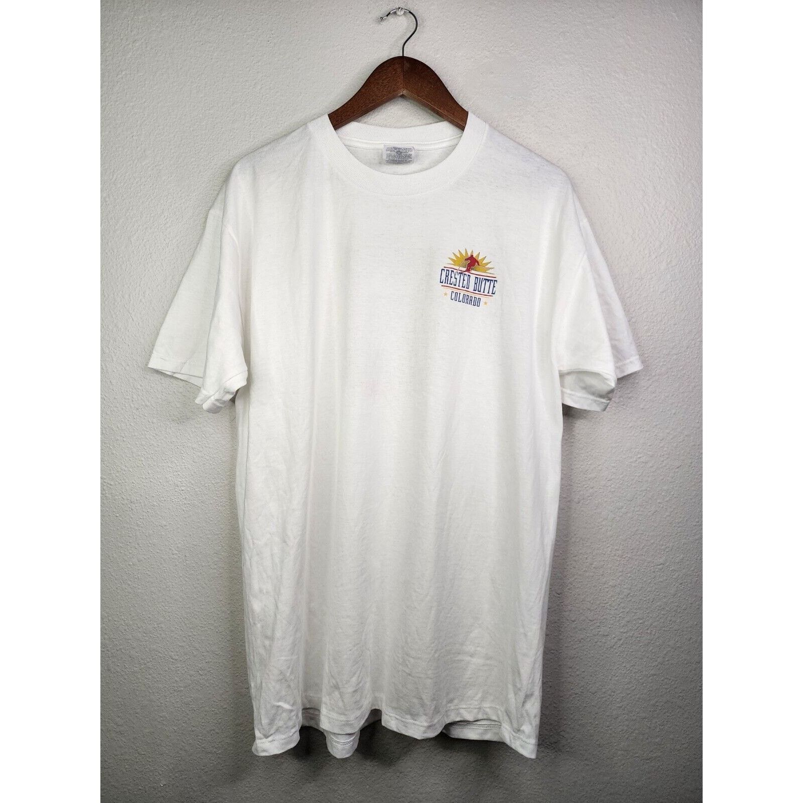 Jerzees Vintage Crested Butte Shirt Finest Alpine Experience L Tee Size US L / EU 52-54 / 3 - 2 Thumbnail