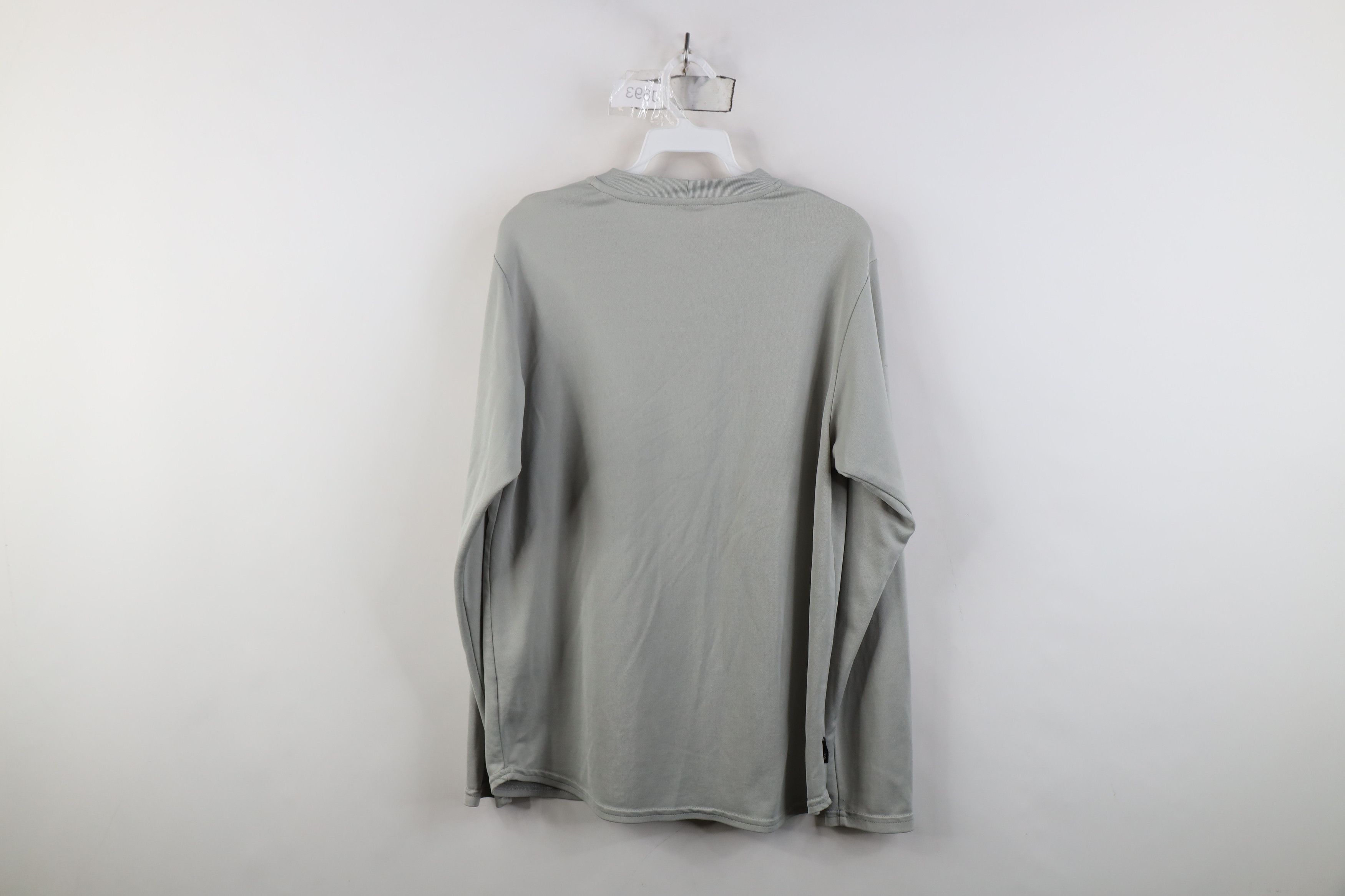 Nike Vintage Y2K Nike Swoosh Knit Long Sleeve T-Shirt Gray USA Size US M / EU 48-50 / 2 - 11 Thumbnail