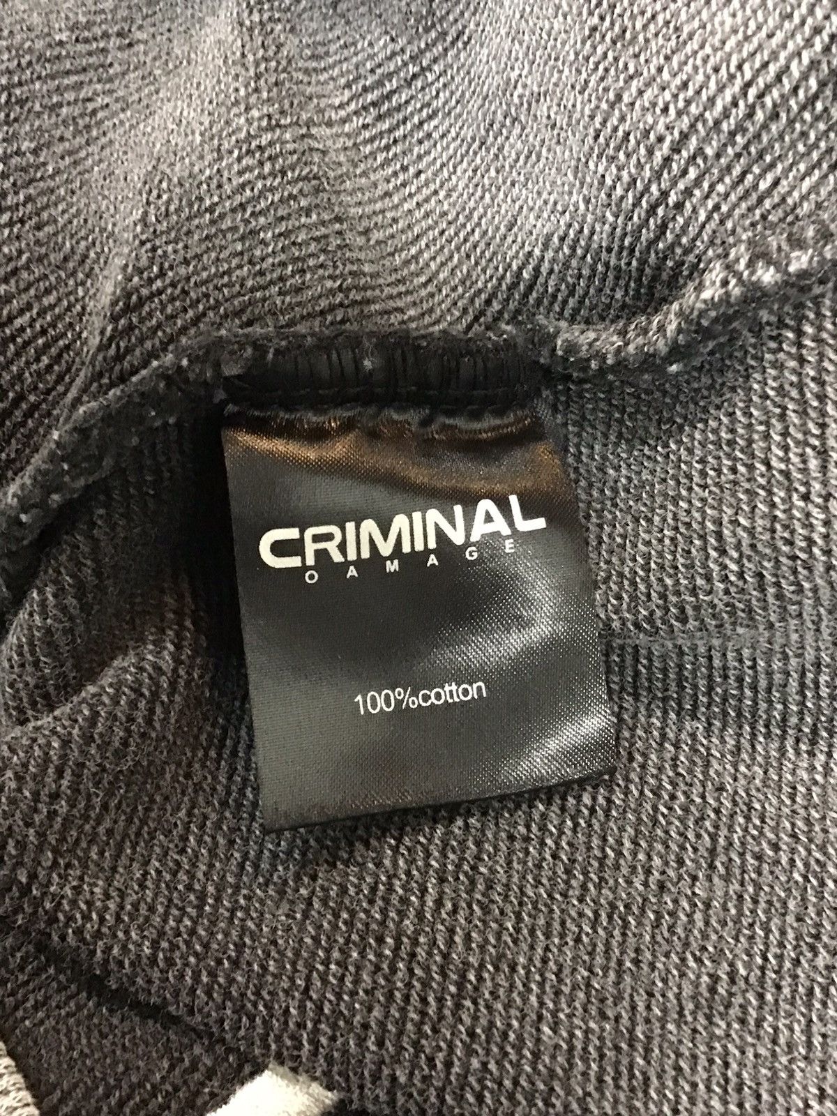 Criminal Damage CRIMINAL DAMAGE LOGO MANIA HOODIE WASHED GREY Size US S / EU 44-46 / 1 - 6 Thumbnail