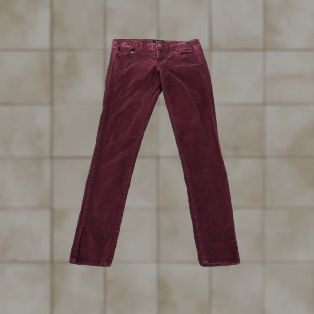 American Eagle Outfitters American Eagle Jeans Jegging Purple Corduroy Retro Stretch Womens Size 4 Regular Side Zipper 29in Inseam Size 30" / US 8 / IT 44 - 1 Thumbnail