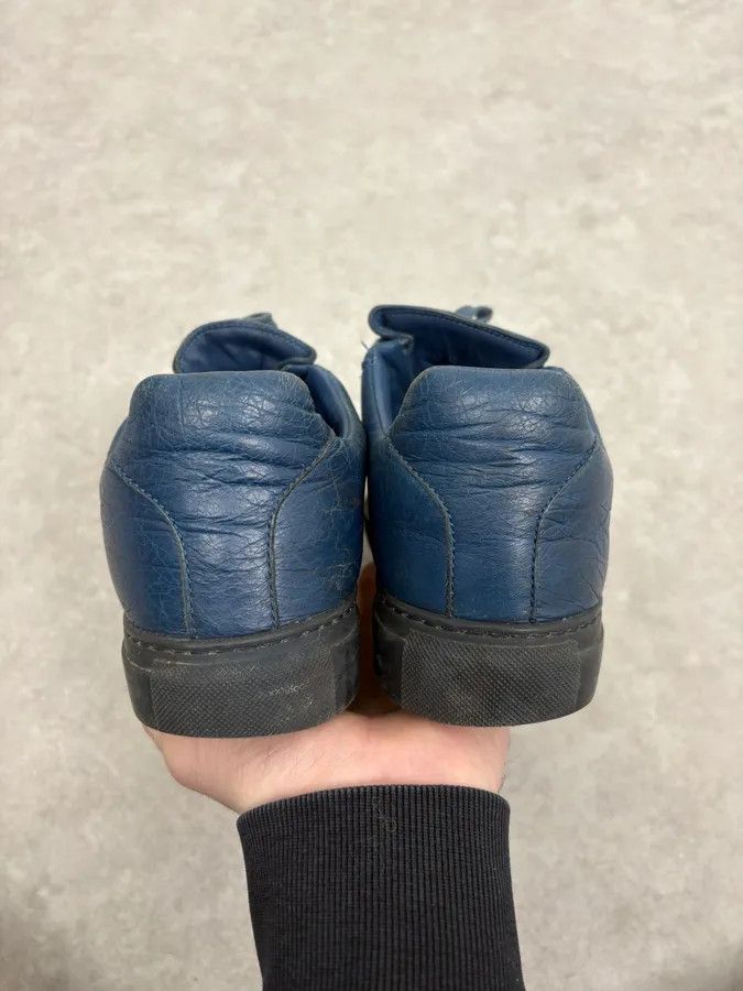 Balenciaga Balenciaga Arena Low Navy Leather Sneakers Size US 8.5 / EU 41-42 - 7 Thumbnail