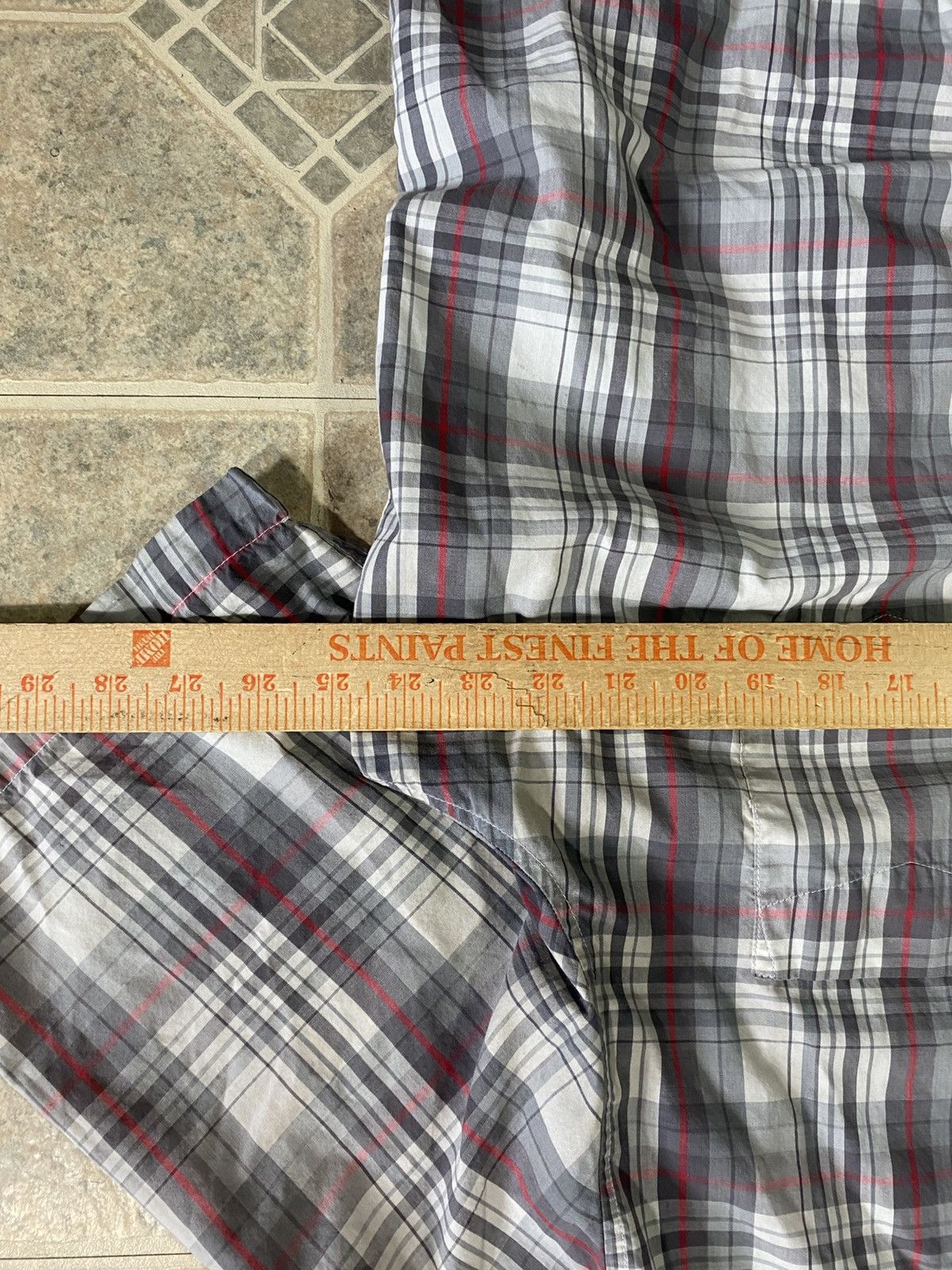 Other Vintage y2k flannel plaid short sleeve button shirt red Size US XL / EU 56 / 4 - 4 Thumbnail