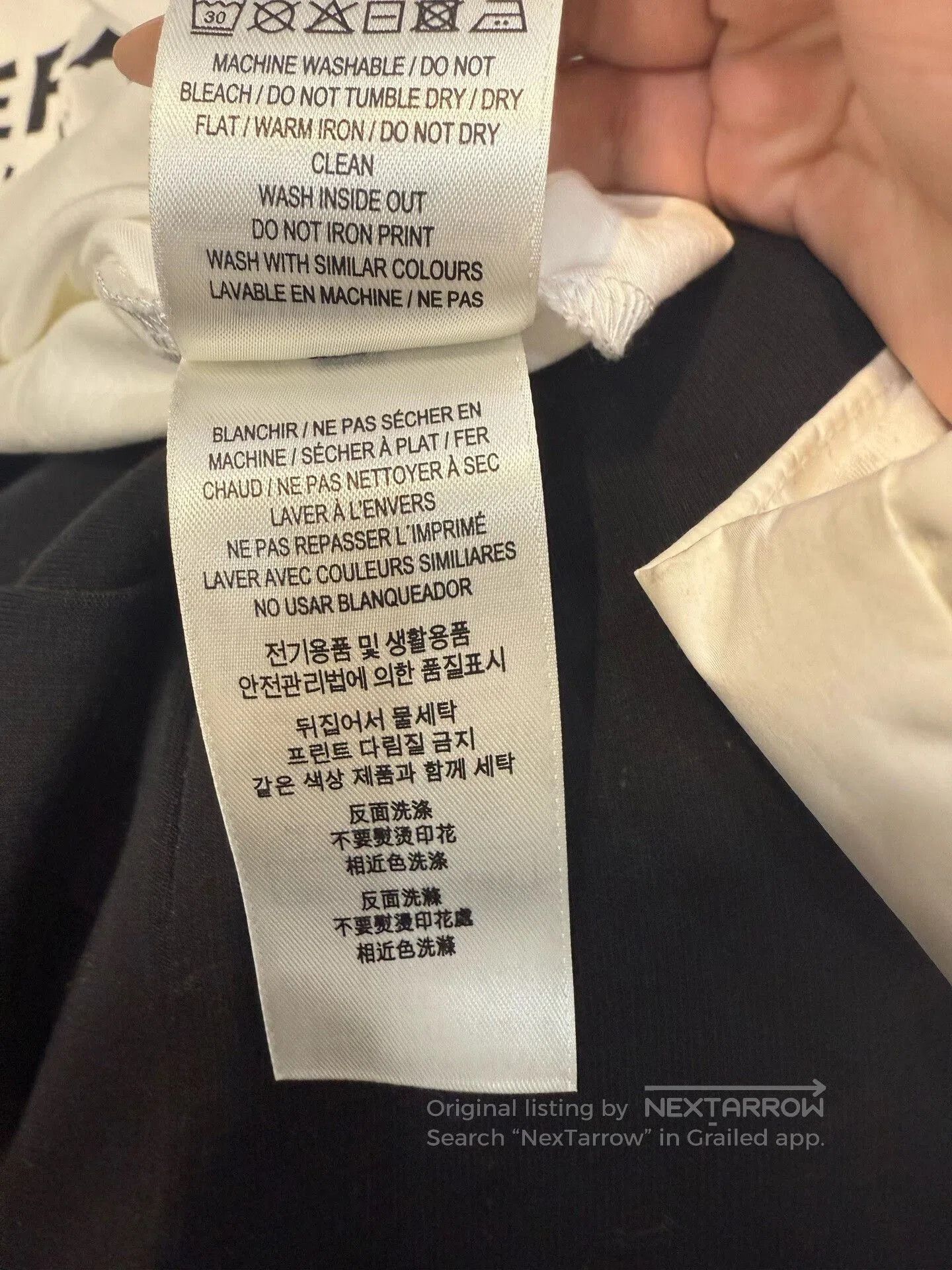 Burberry Burberry XXL Cotton Logo Item. Size US XXL / EU 58 / 5 - 7 Thumbnail