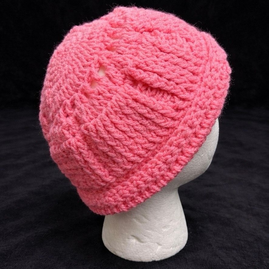 Other Pink Knitted Beanie Size ONE SIZE - 2 Thumbnail