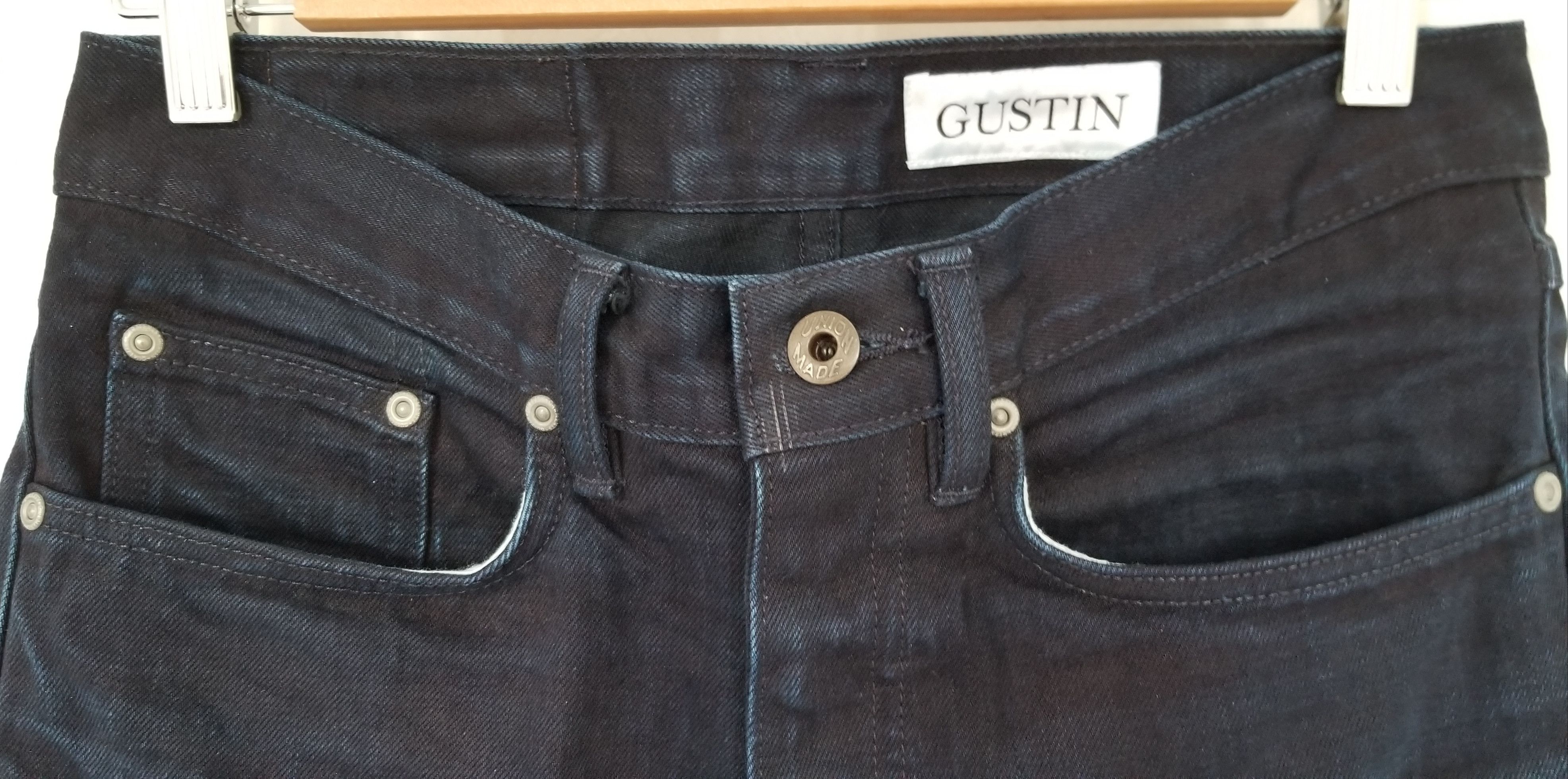 Gustin Gustin Dark Indigo Chrome Selvedge Denim Celine Hearts Jeans Size US 29 - 4 Thumbnail