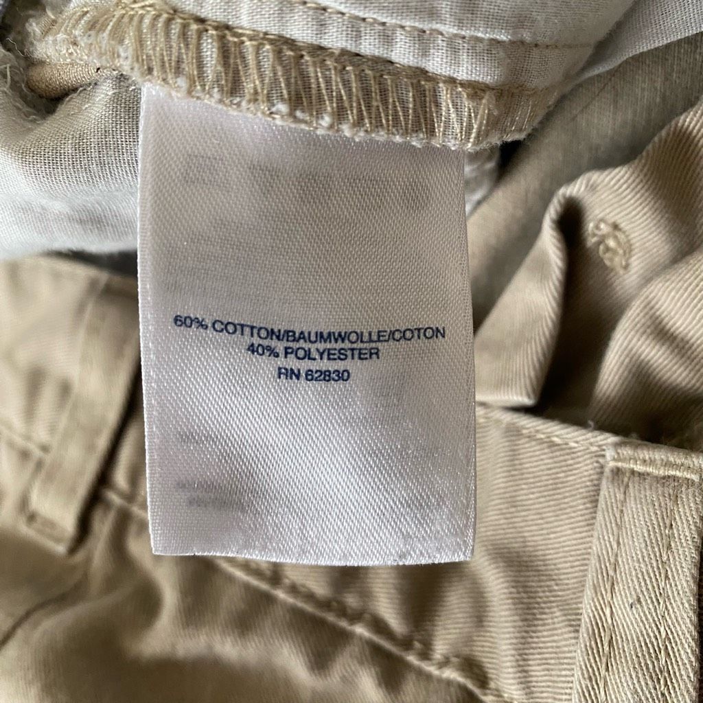 Lands' End Lands End men 30/30 cotton blend flat front tan chinos Size US 30 / EU 46 - 6 Thumbnail