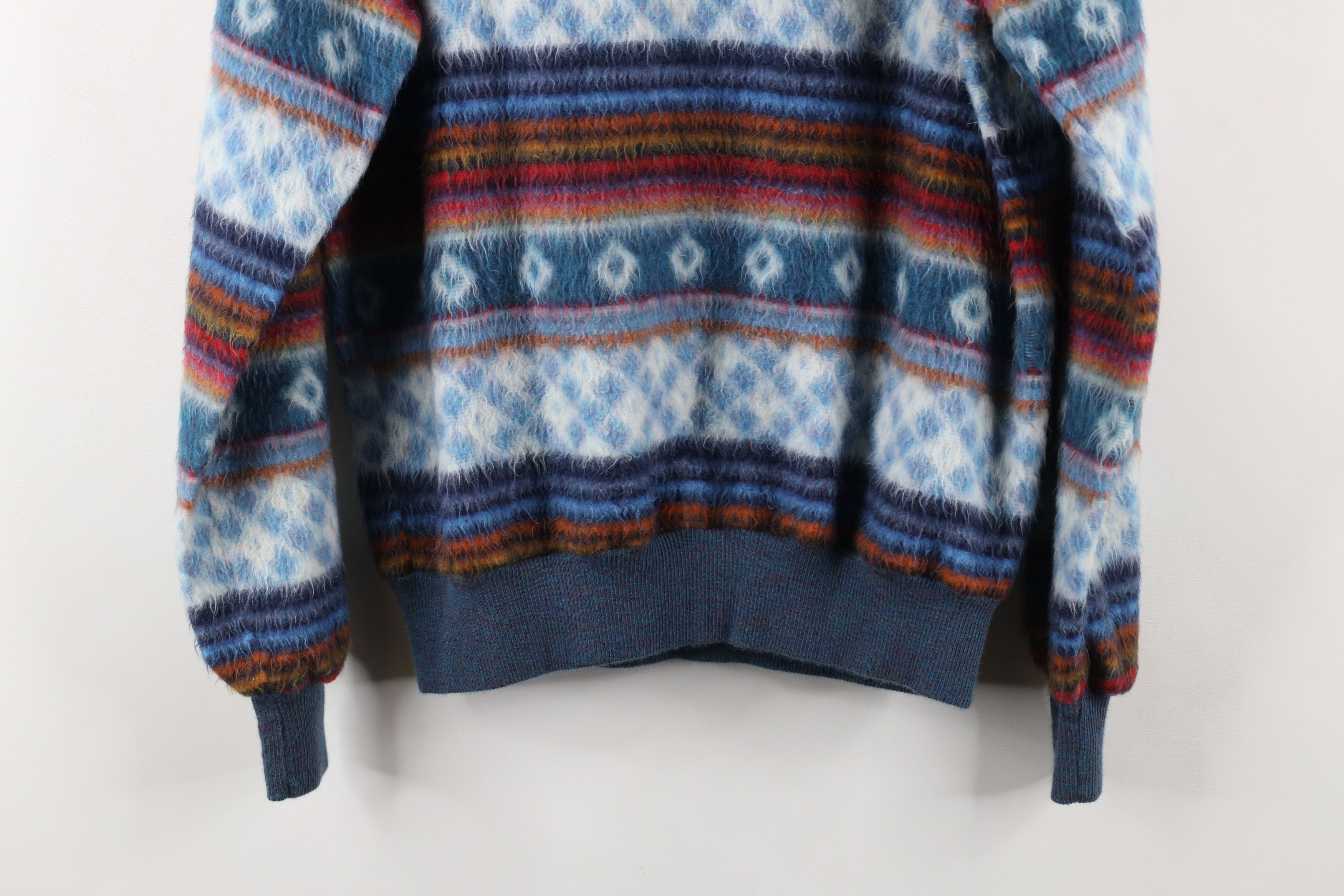 Vintage Vintage 90s Streetwear Southwestern Shag Collared Sweater Size US M / EU 48-50 / 2 - 11 Thumbnail